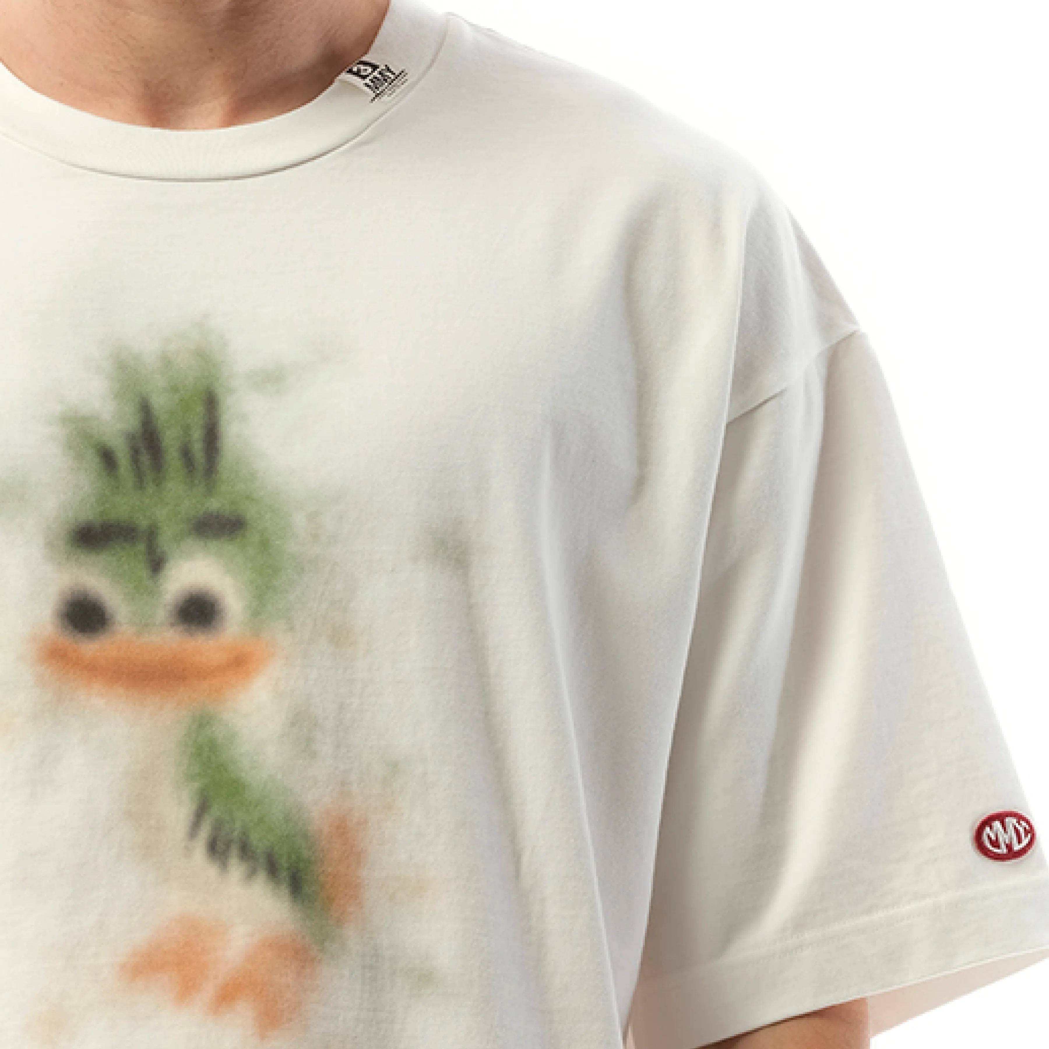 Leon Printed T-Shirt in White sold by MARAIS product image thumbnail 3