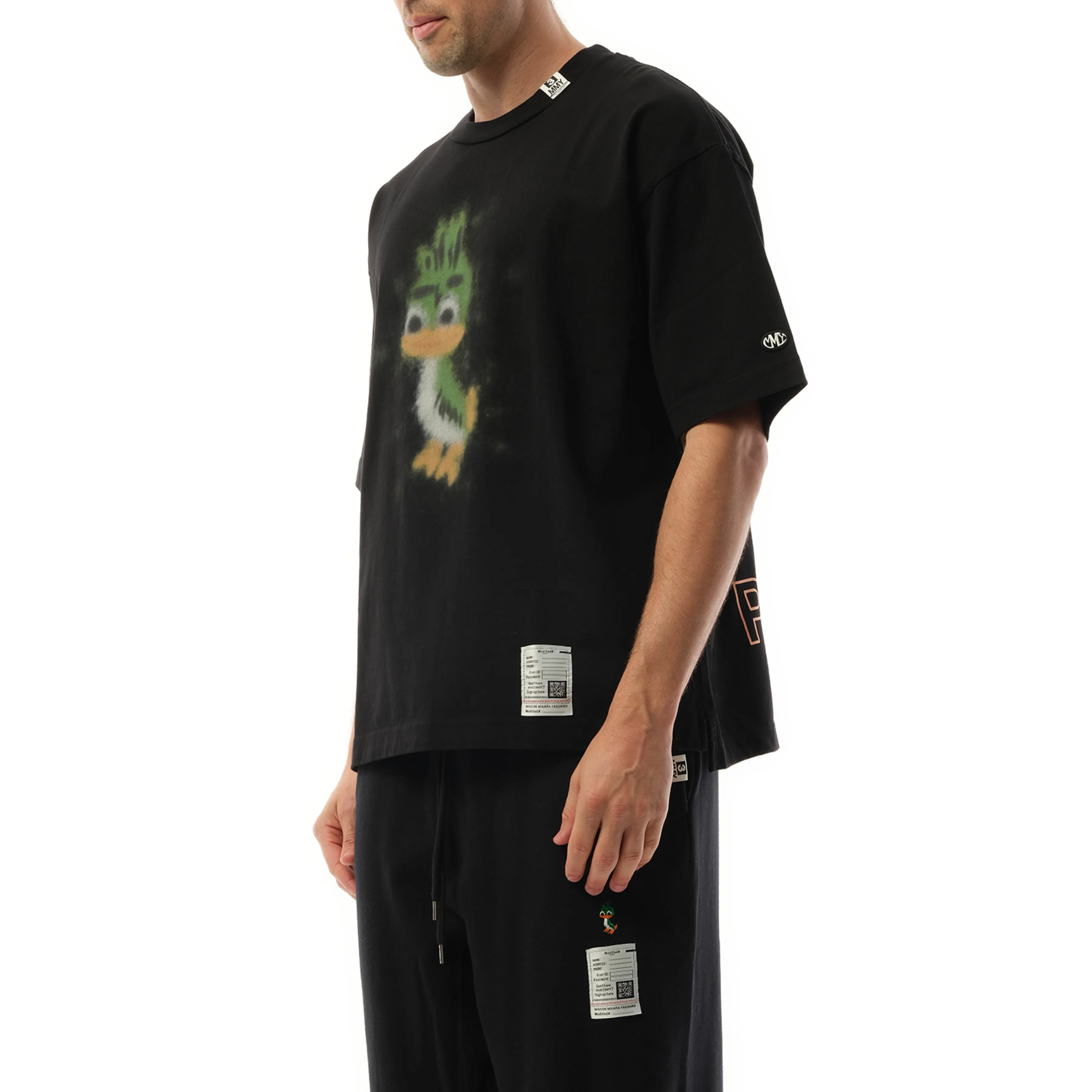 Leon Printed T-Shirt in Black sold by MARAIS product image thumbnail 5