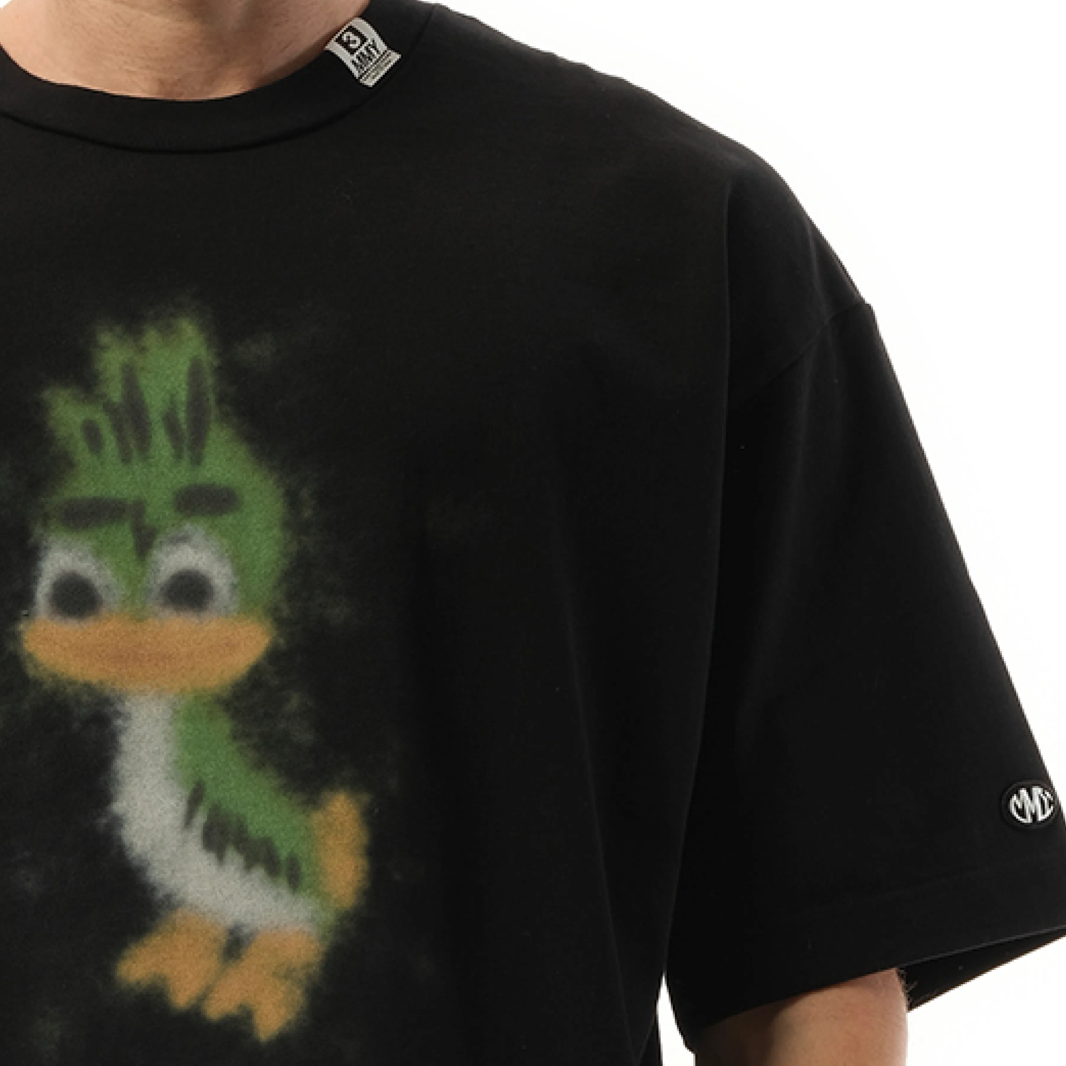 Leon Printed T-Shirt in Black sold by MARAIS product image thumbnail 3