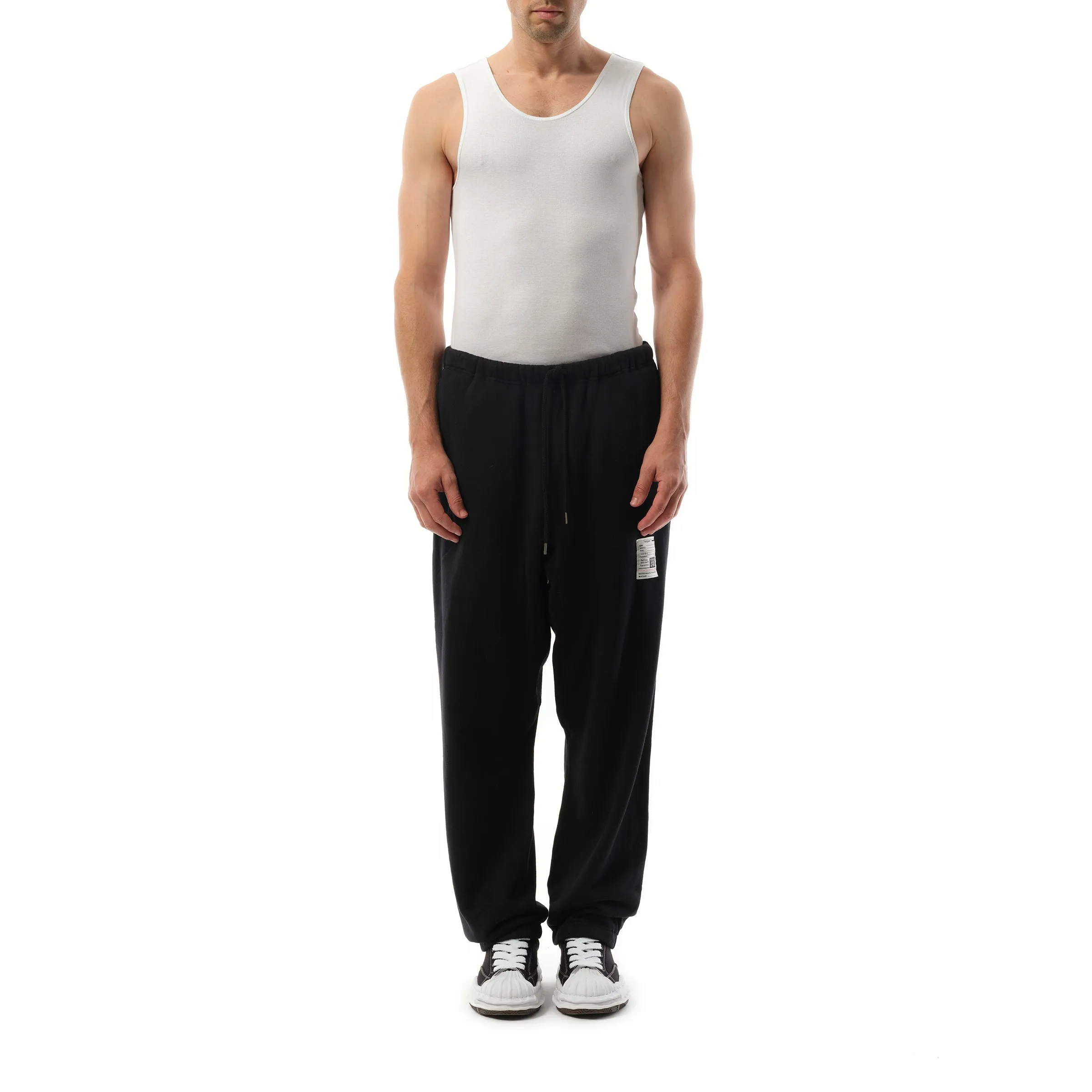 Distressed Sweatpants in Black sold by MARAIS product image thumbnail 4
