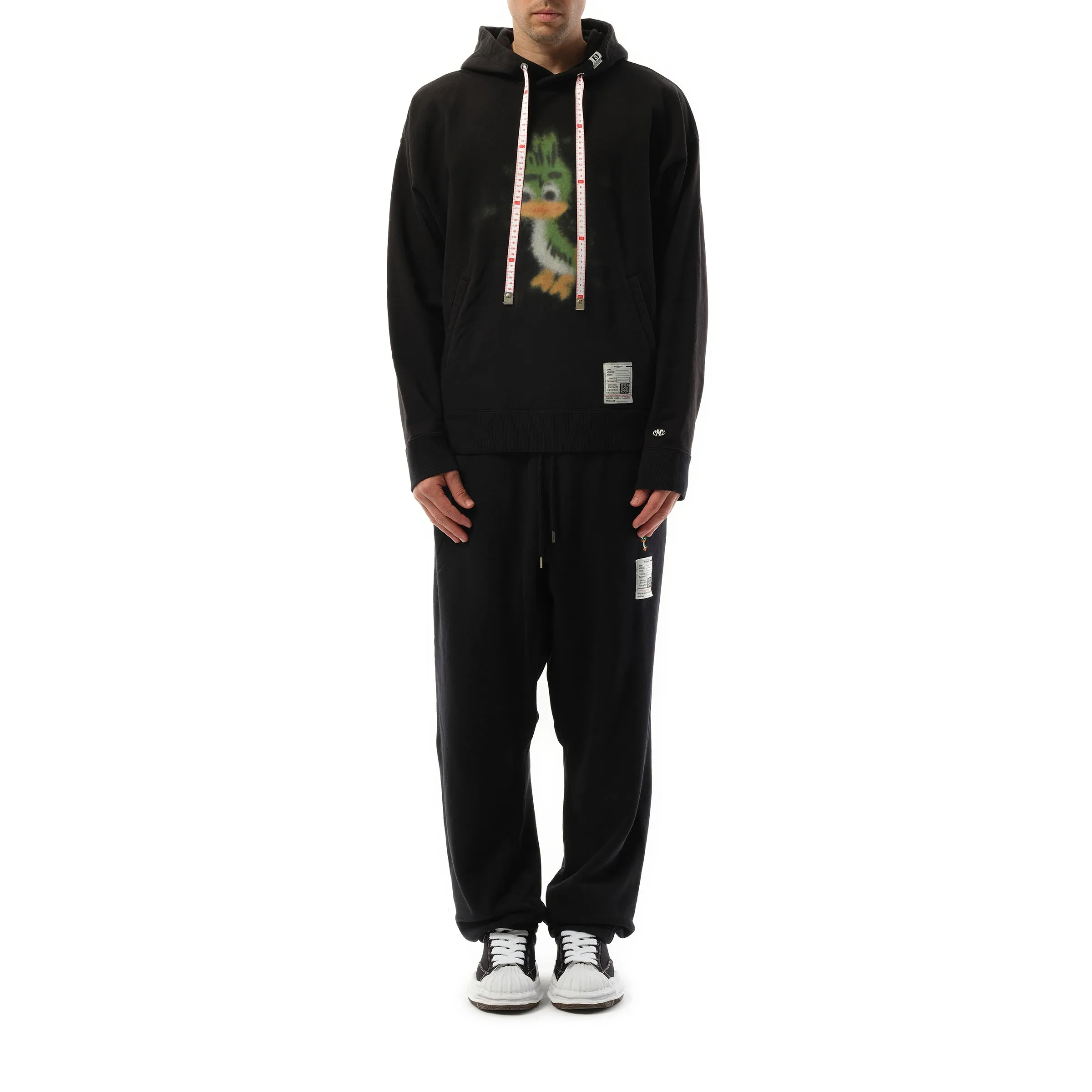 Leon Printed Hoodie in Black sold by MARAIS product image thumbnail 4