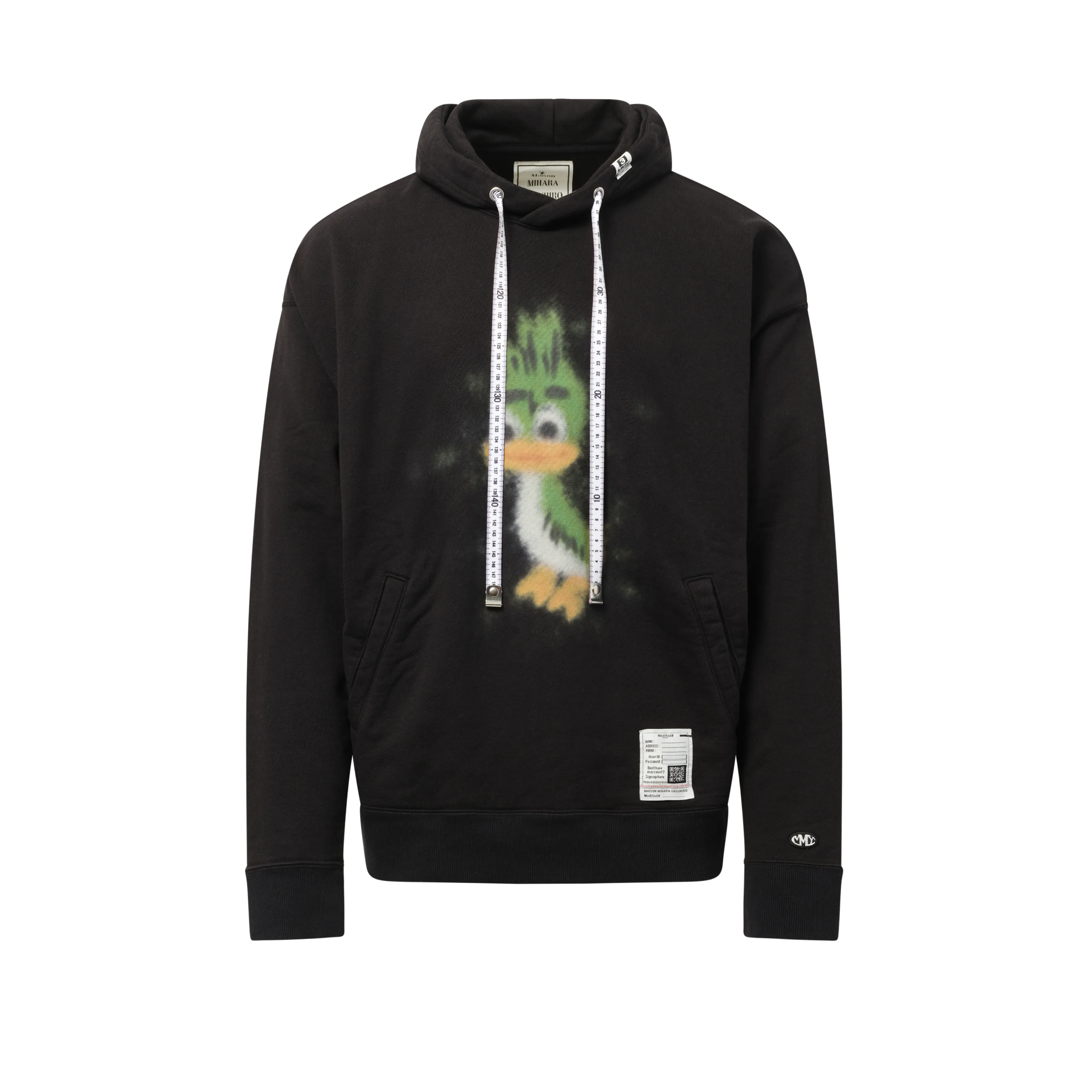 Leon Printed Hoodie in Black sold by MARAIS product image thumbnail 2
