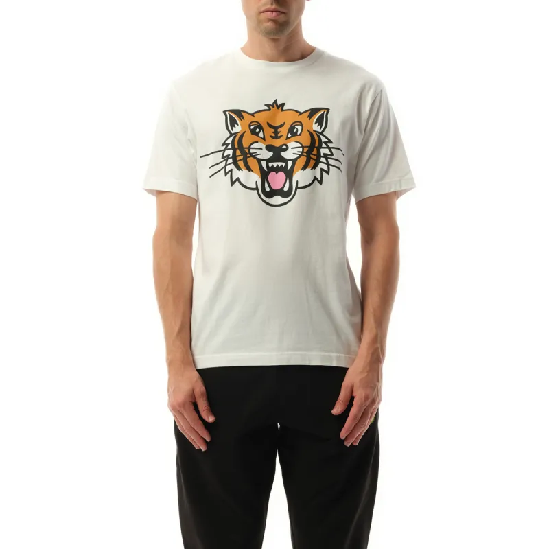 Kenzo Happy Tiger Classic T-Shirt in Off White sold by MARAIS