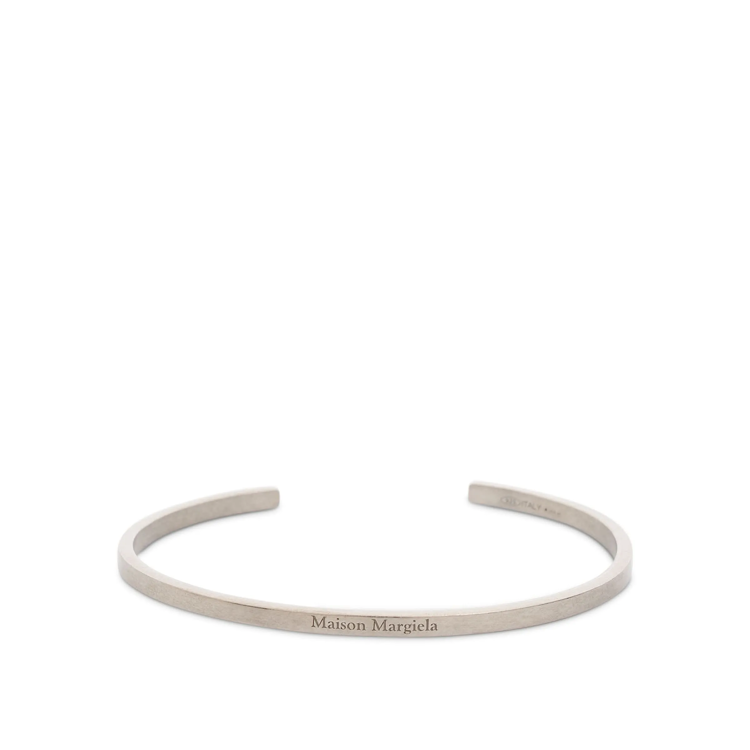 Etched Logo Bracelet in Silver sold by MARAIS