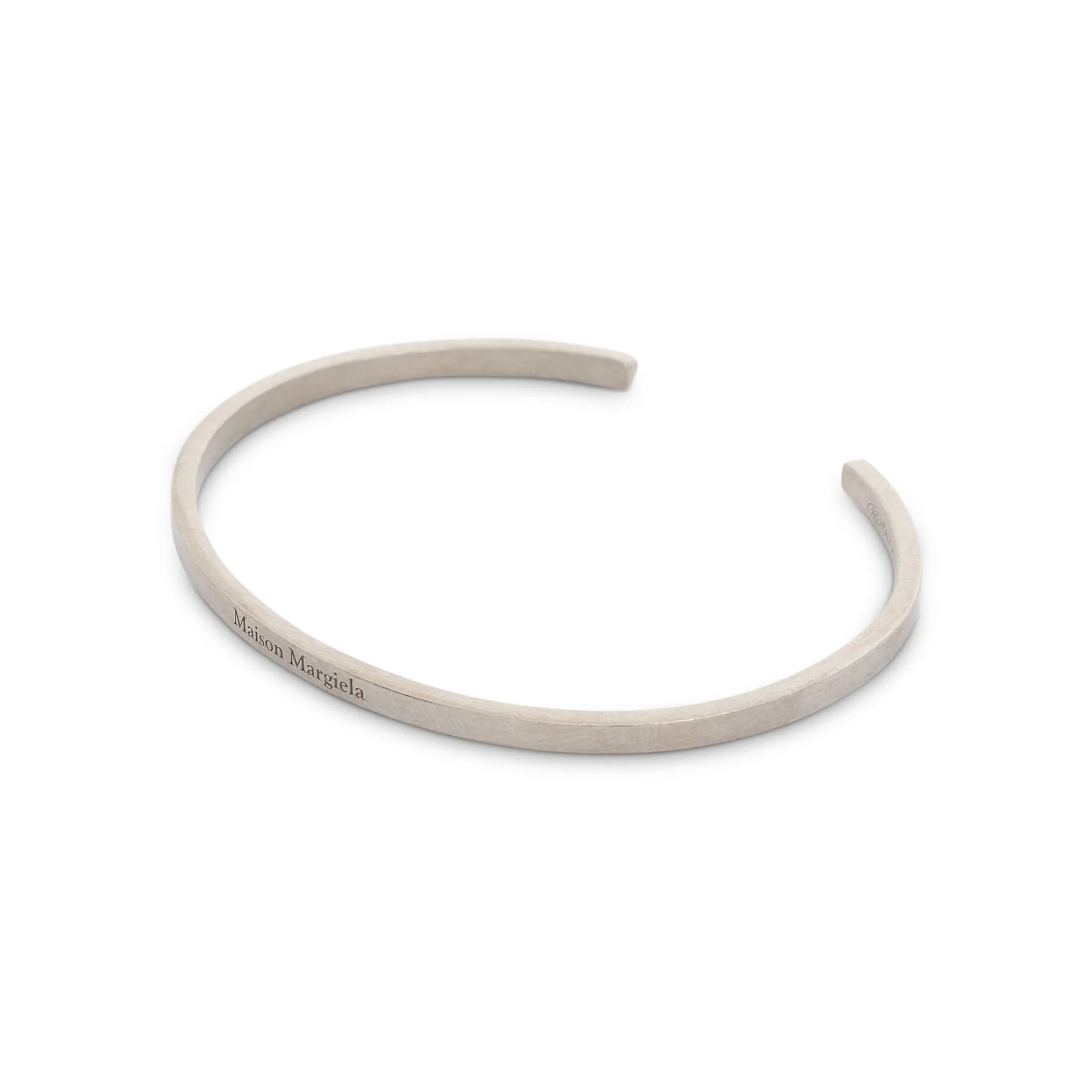 Etched Logo Bracelet in Silver sold by MARAIS product image thumbnail 2
