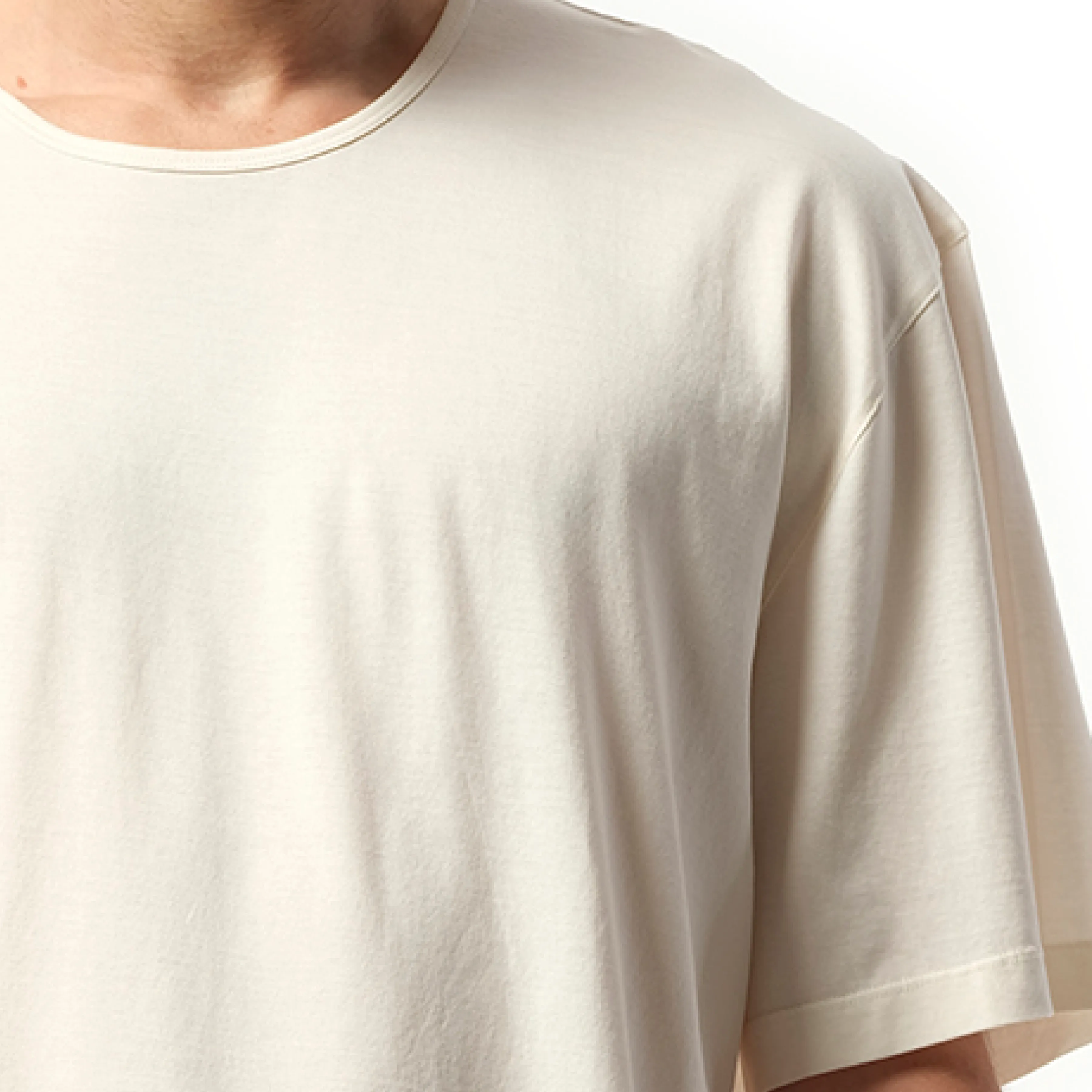 Relaxed T-Shirt in Chalk sold by MARAIS product image thumbnail 3