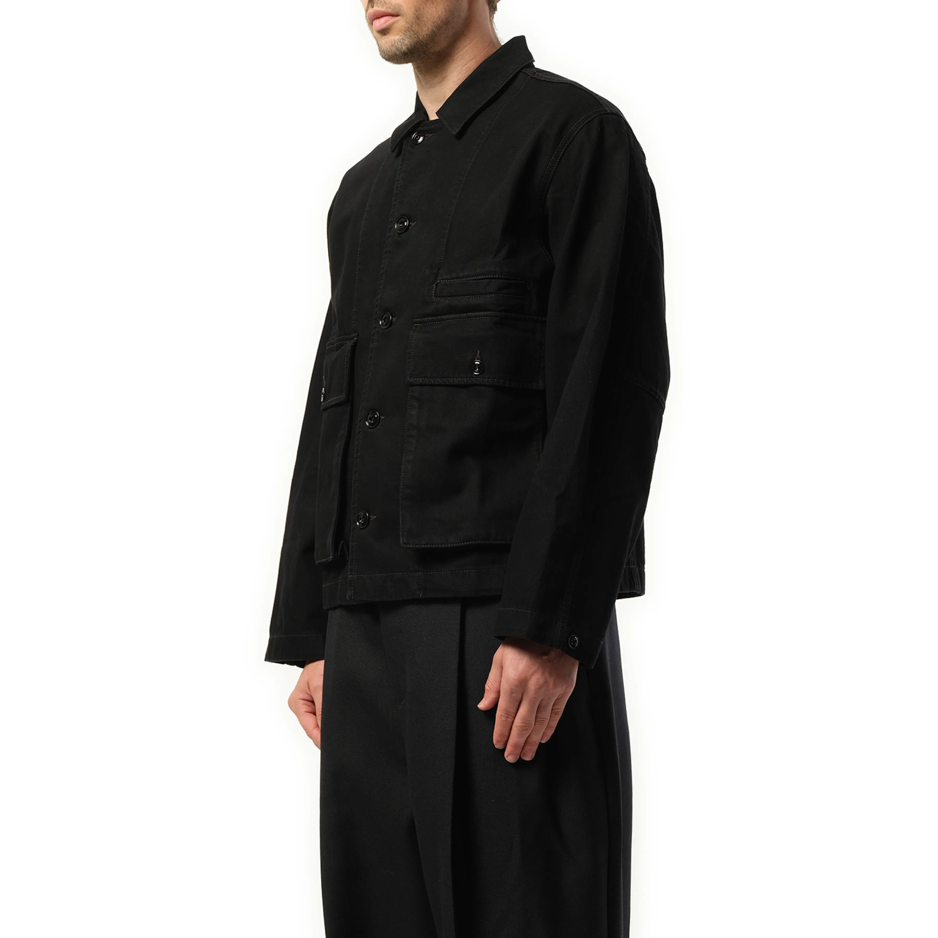 Boxy Jacket in Black sold by MARAIS product image thumbnail 5