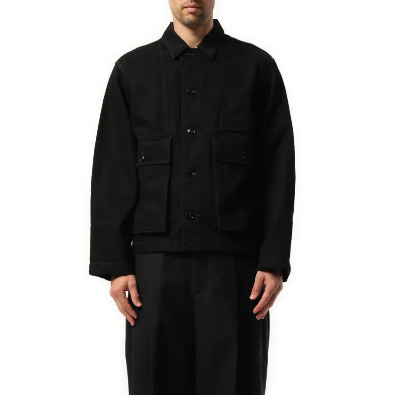 Boxy Jacket in Black sold by MARAIS