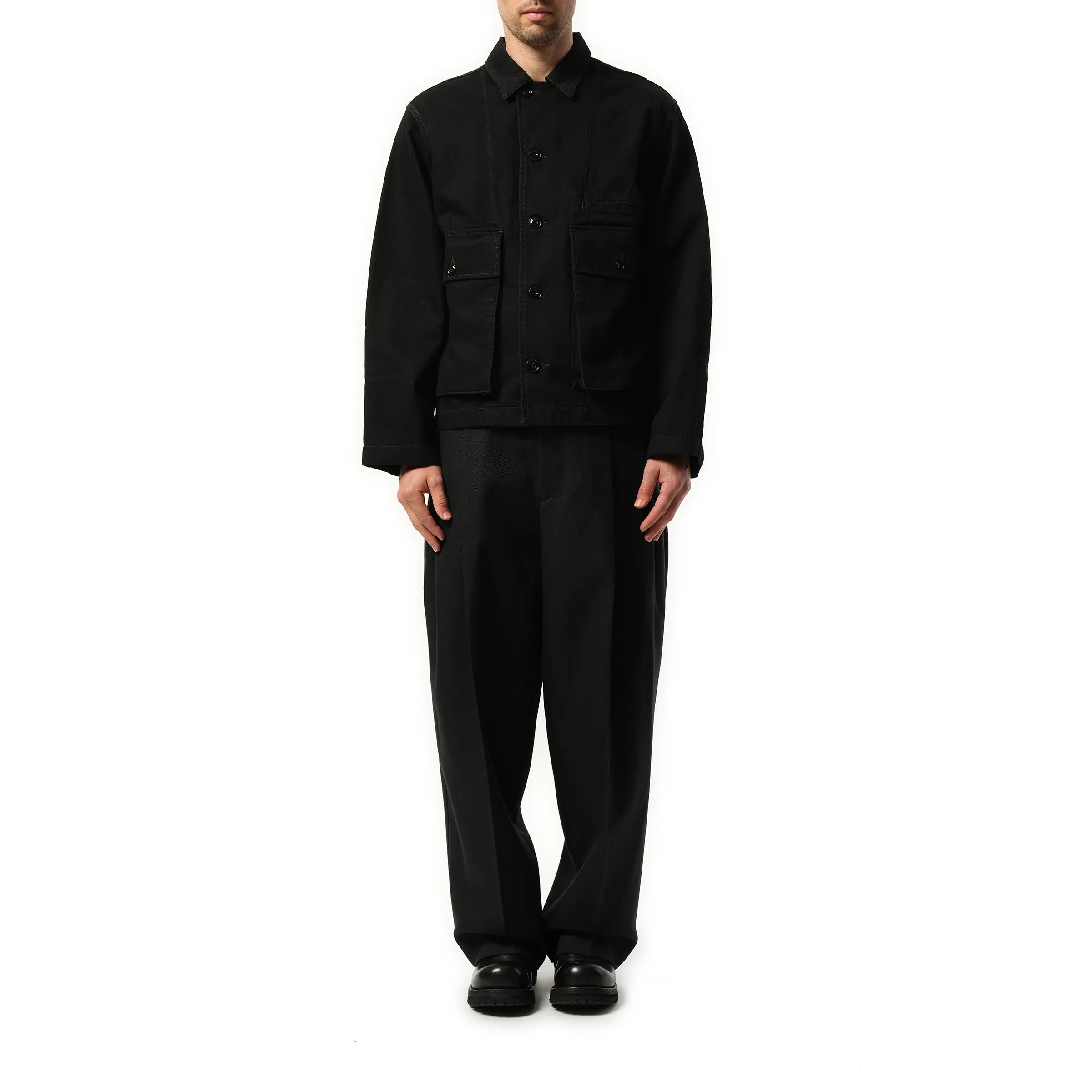 Boxy Jacket in Black sold by MARAIS product image thumbnail 4