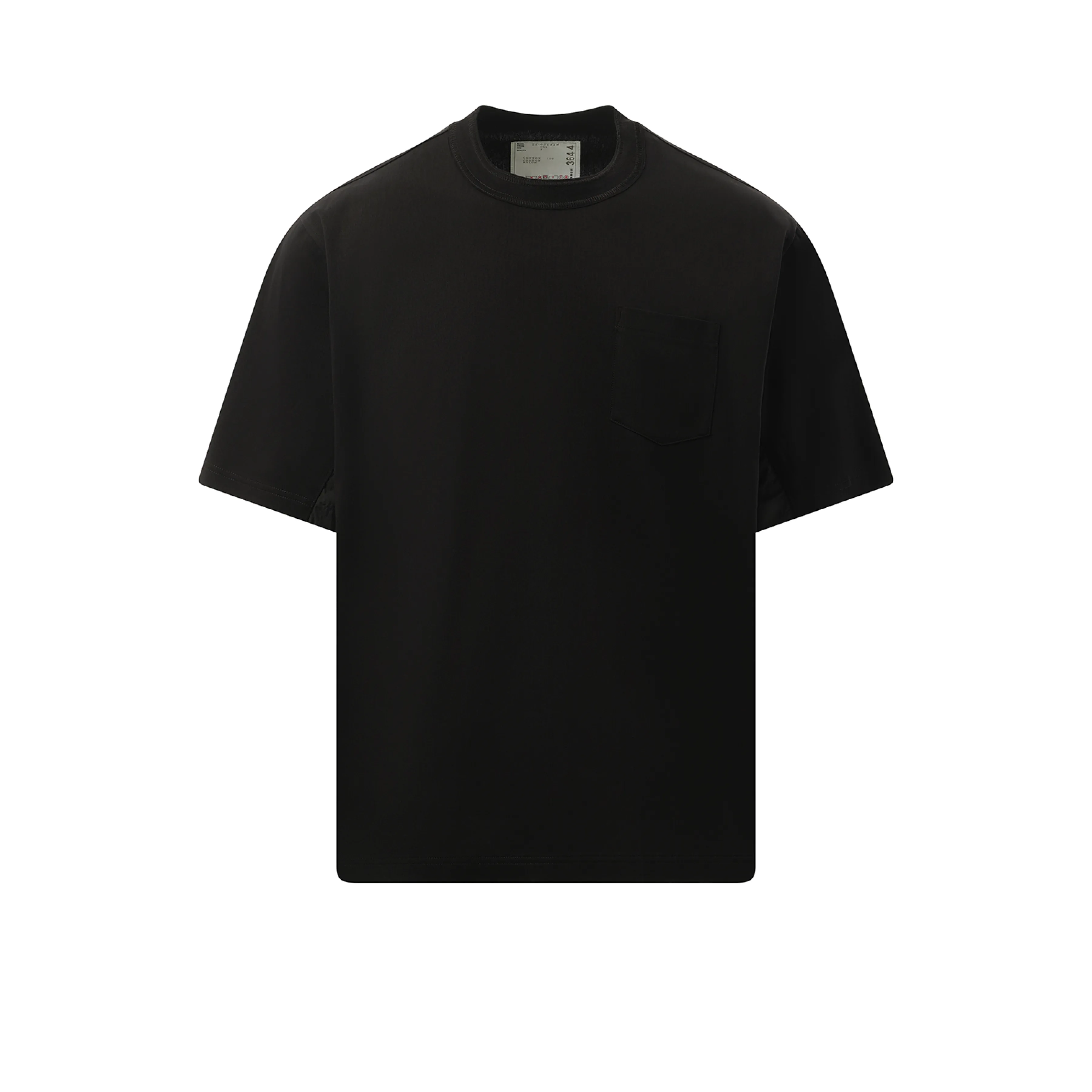 Cotton Jersey T-Shirt in Black sold by MARAIS product image thumbnail 2
