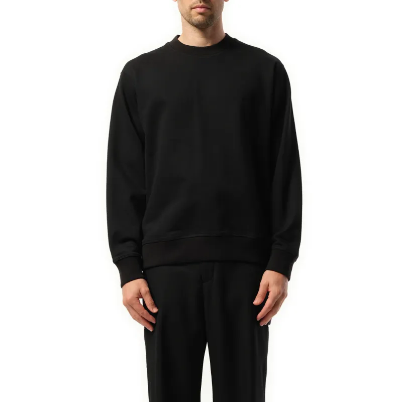 Back Patch Sweatshirt in Black sold by MARAIS