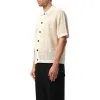 Crochet Shirt in Ivory sold by MARAIS