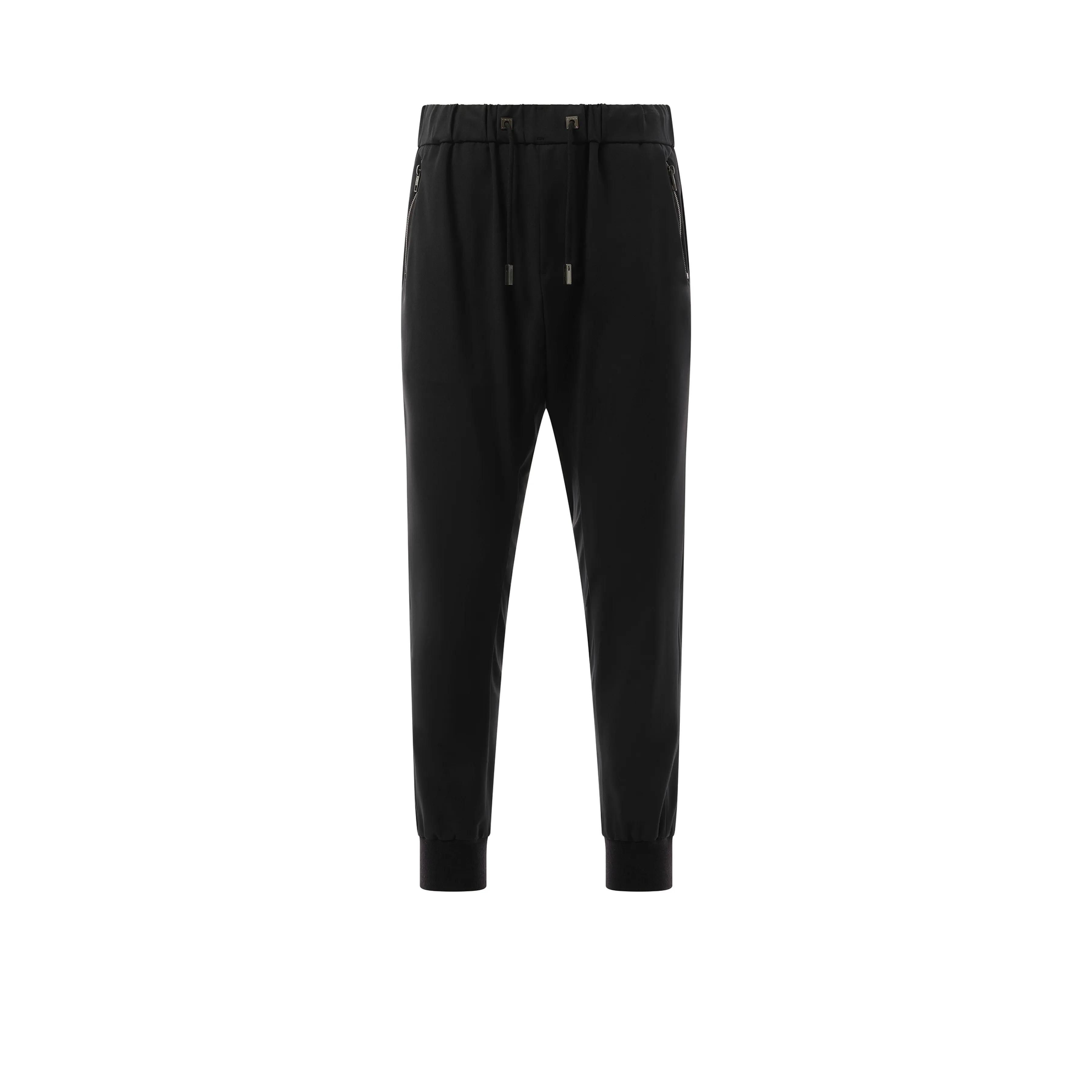 Cuffed Casual Pants in Black sold by MARAIS product image thumbnail 2