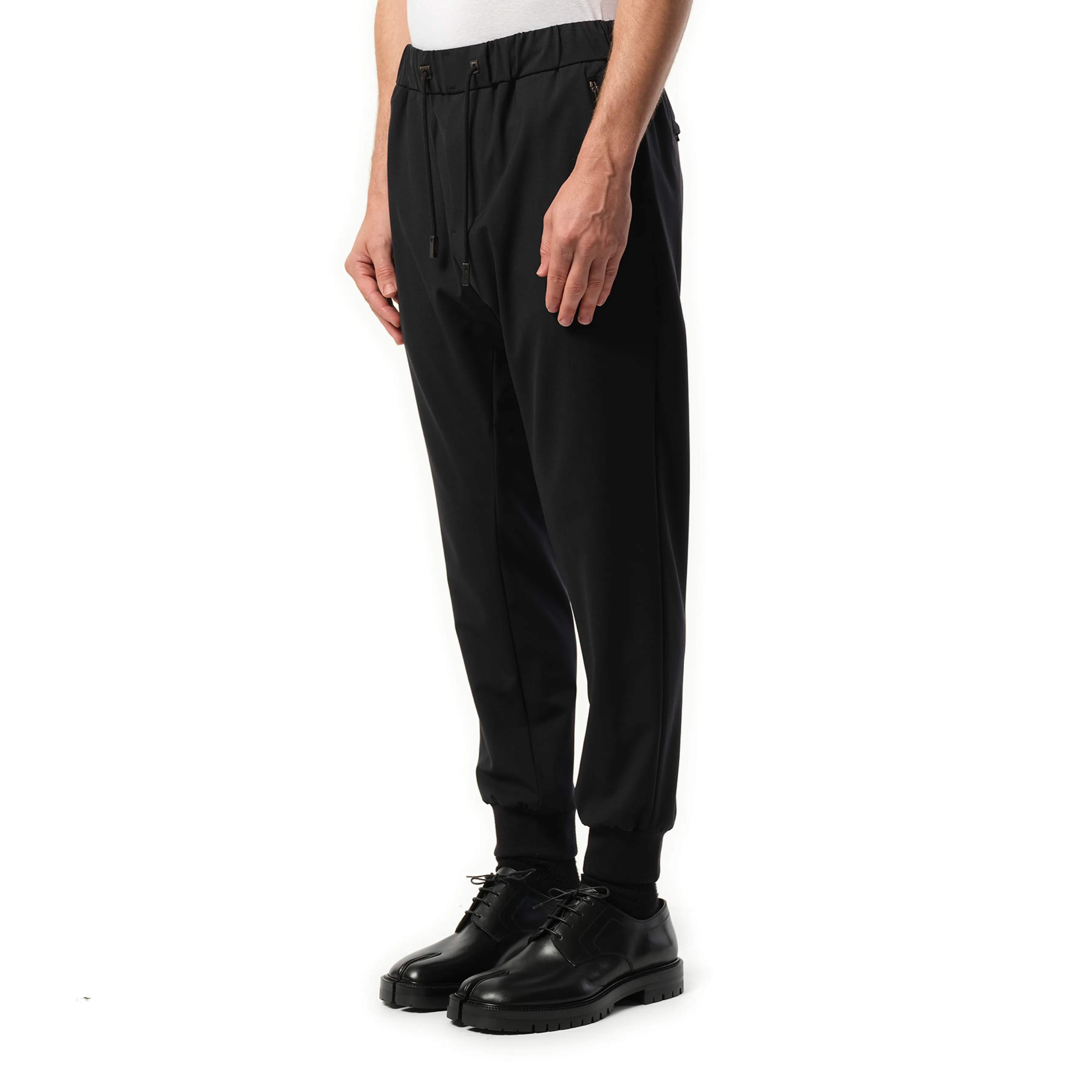 Cuffed Casual Pants in Black sold by MARAIS product image thumbnail 5