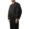 Reversible Bomber Jacket in Black sold by MARAIS
