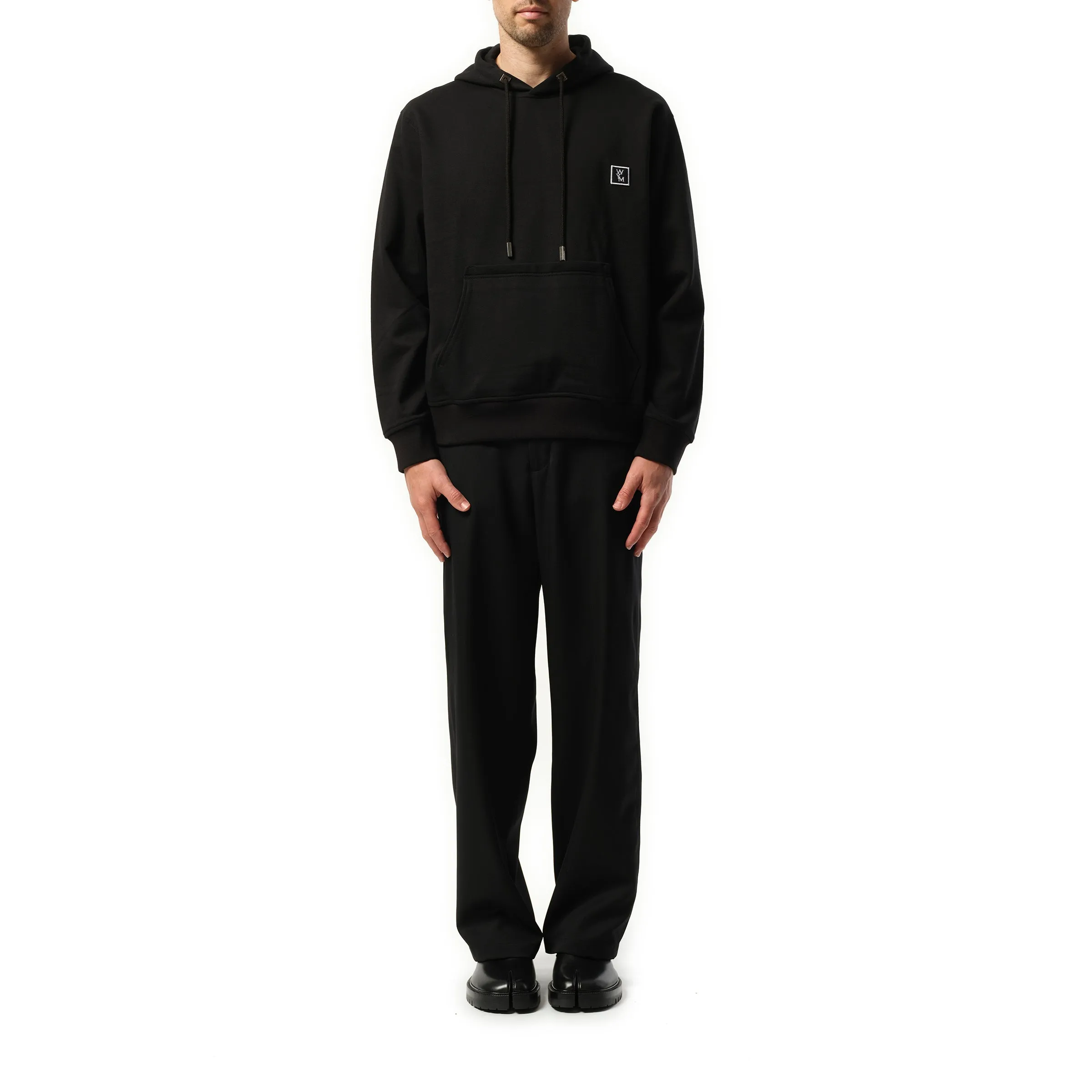 Logo Patch Hoodie in Black sold by MARAIS product image thumbnail 4
