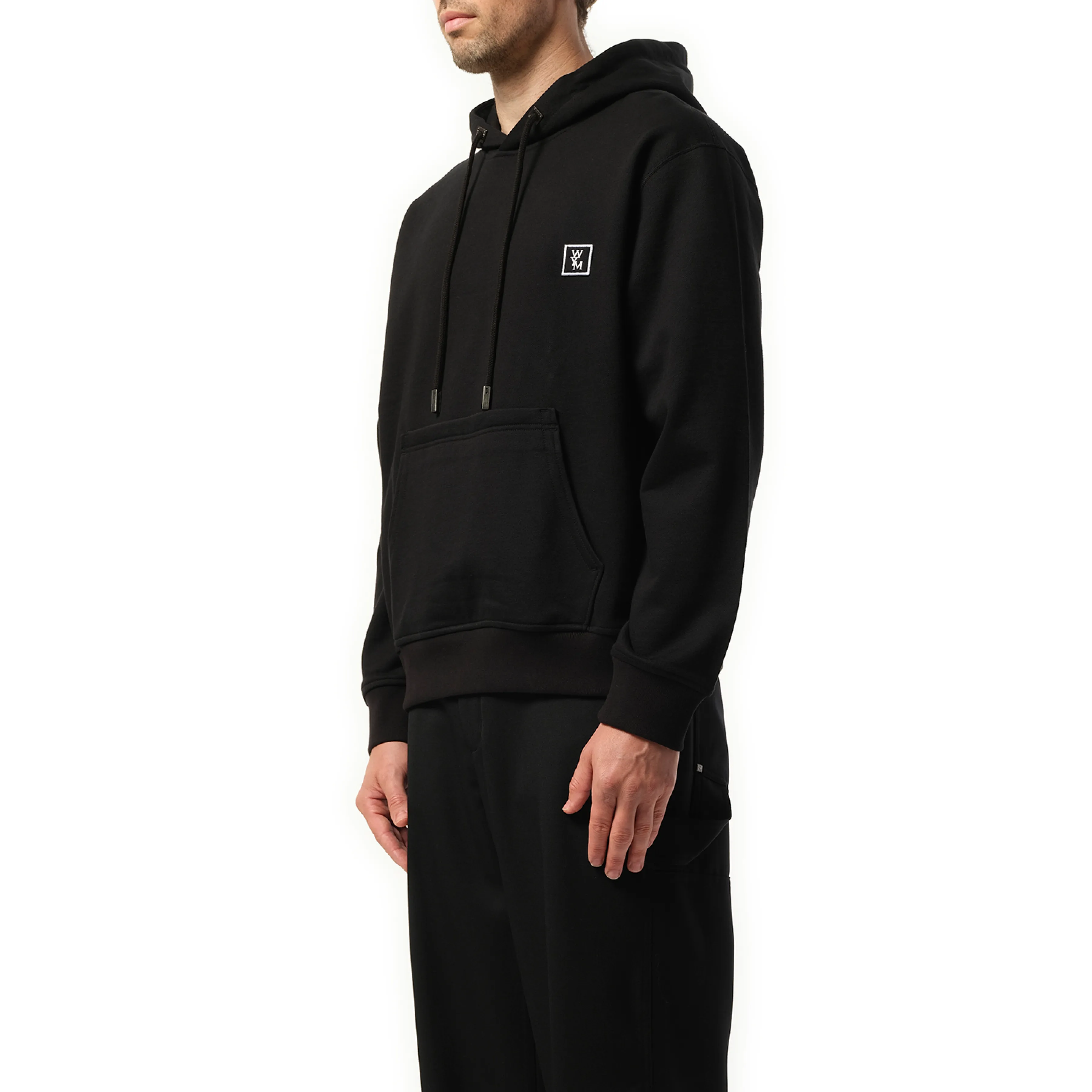 Logo Patch Hoodie in Black sold by MARAIS product image thumbnail 5