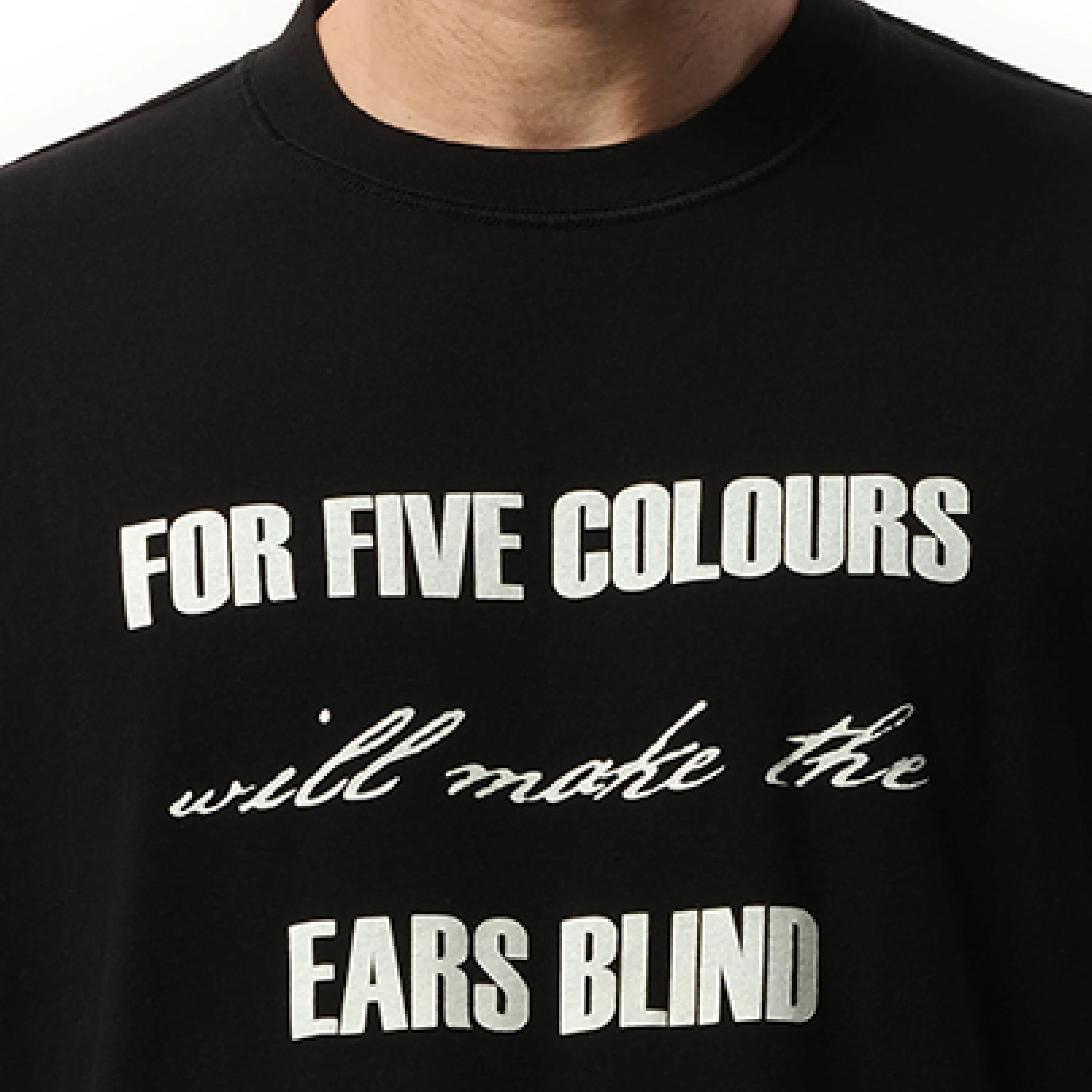 For Five Colours T-Shirt in Black sold by MARAIS product image thumbnail 3