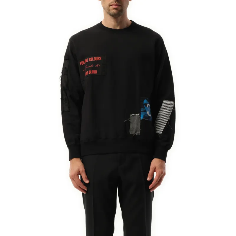 For Five Colours Sweatshirt in Black made by Undercover