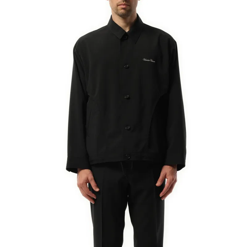 Logo Embroidery Blouson in Black sold by MARAIS