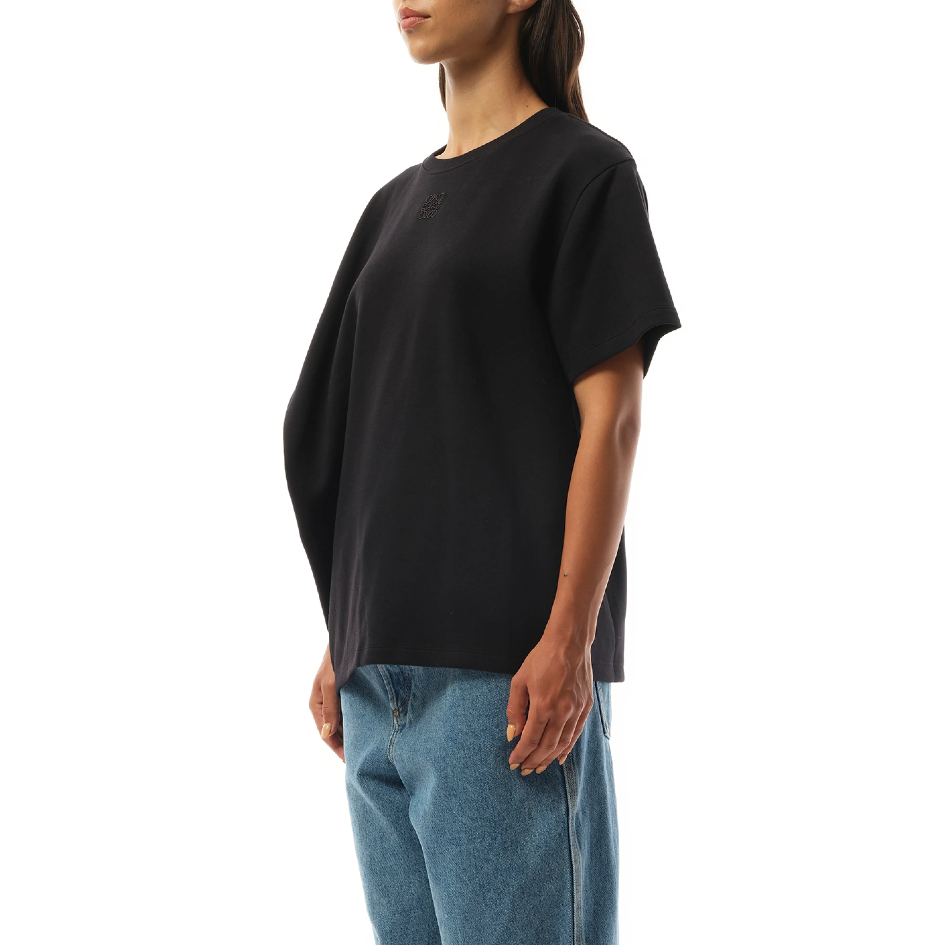 Draped T-Shirt in Black sold by MARAIS product image thumbnail 5