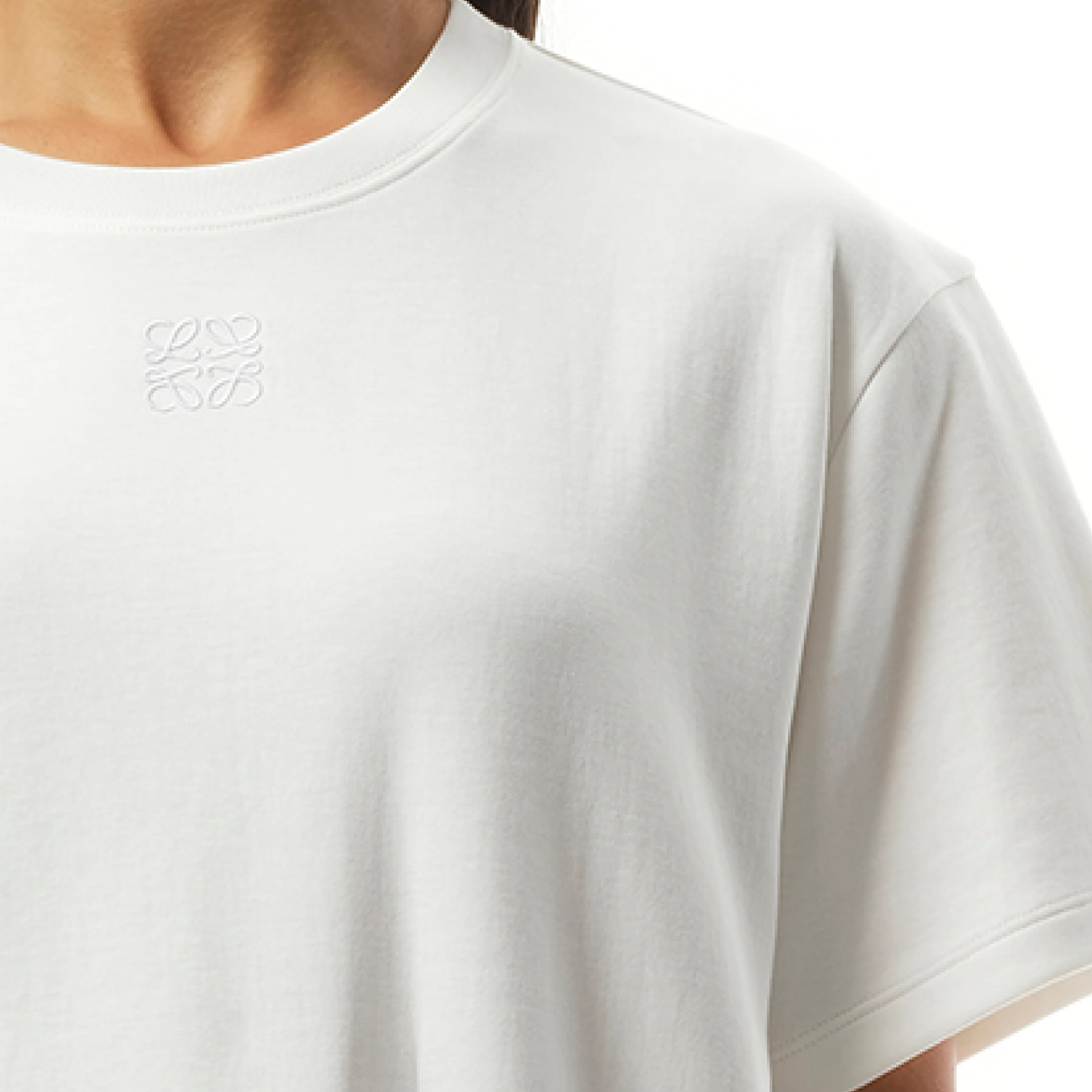Draped T-Shirt in White sold by MARAIS product image thumbnail 3