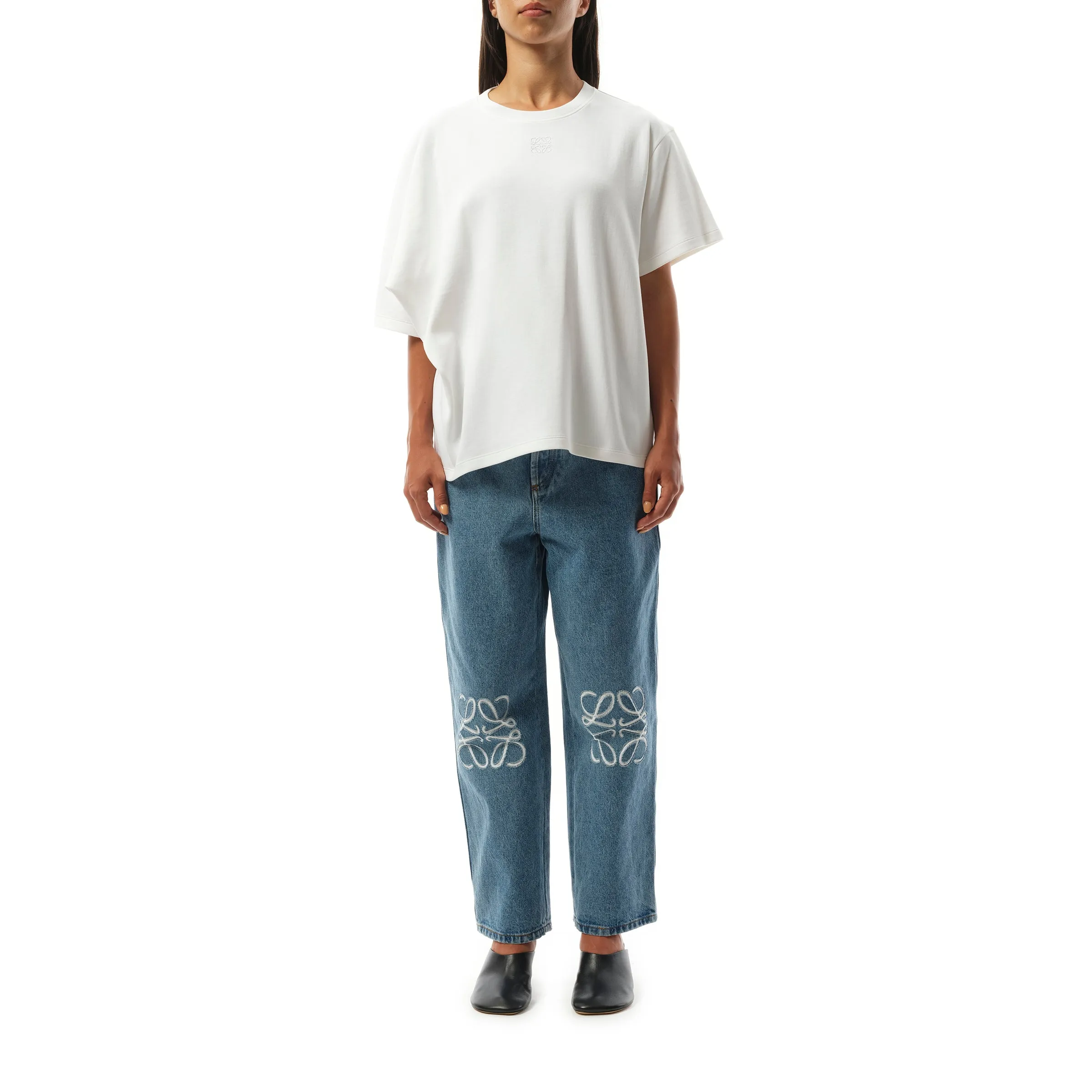Draped T-Shirt in White sold by MARAIS product image thumbnail 4