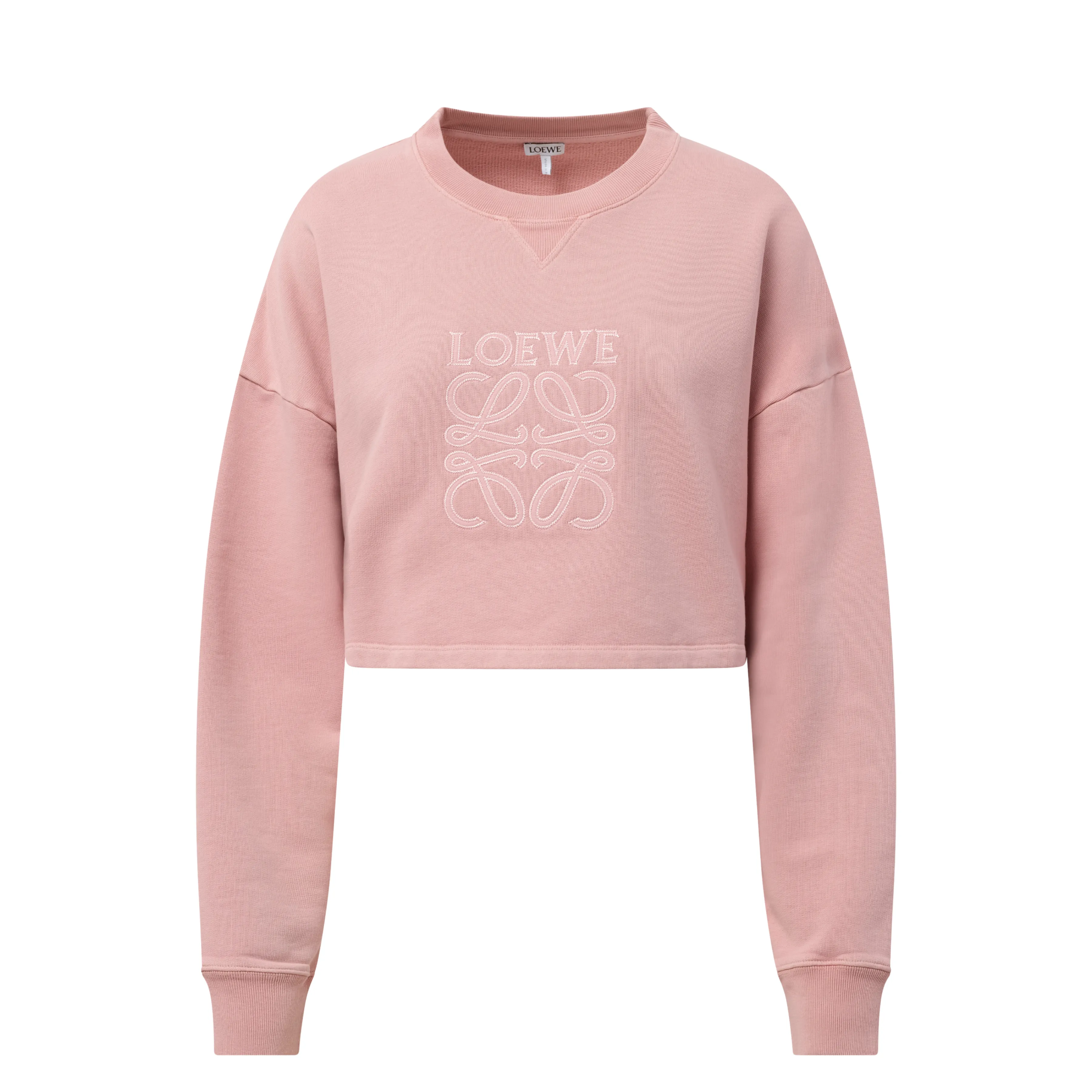 Cropped Anagram Sweatshirt in Pink sold by MARAIS product image thumbnail 2