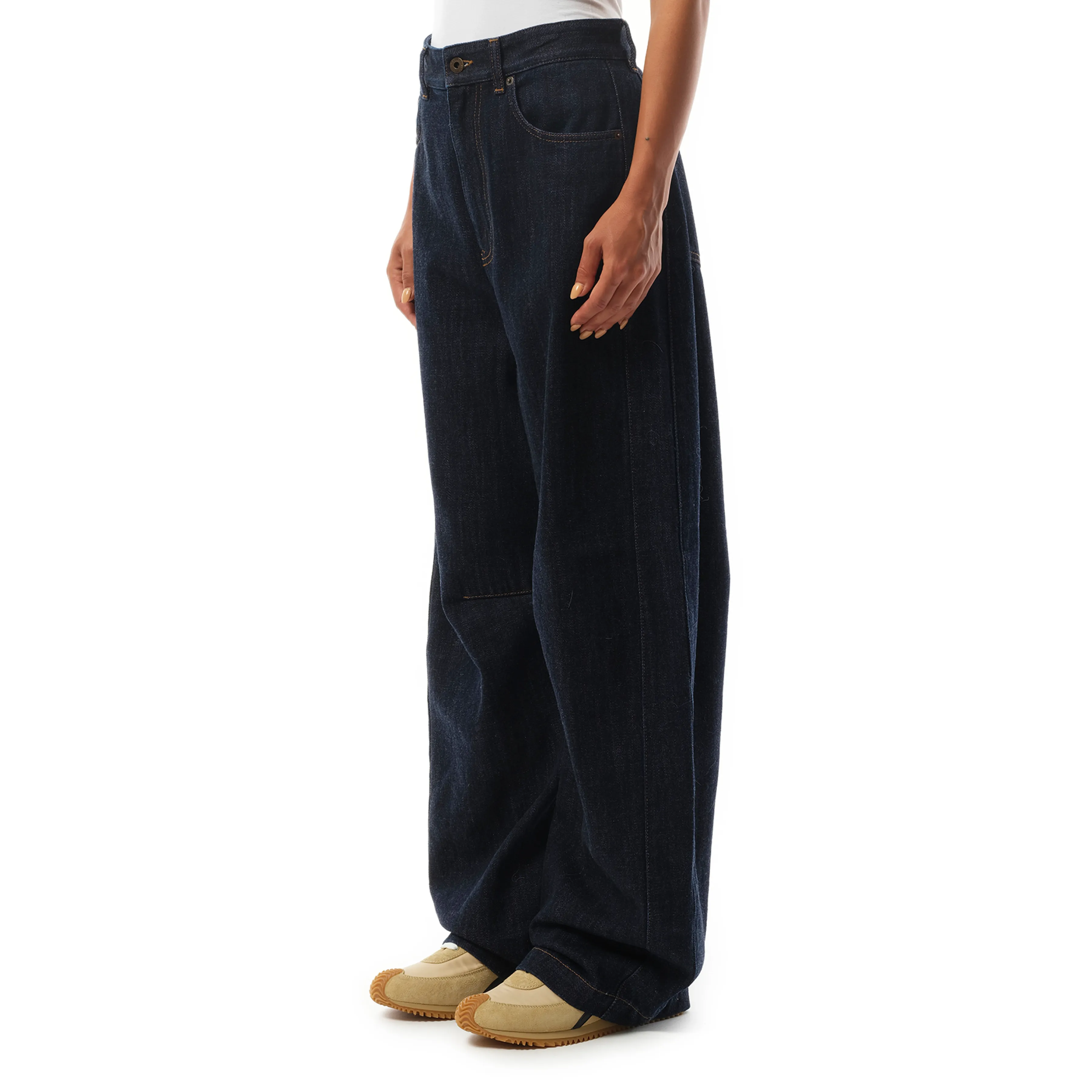 Anagram Barrel Jeans AF in Indigo Blue sold by MARAIS product image thumbnail 5