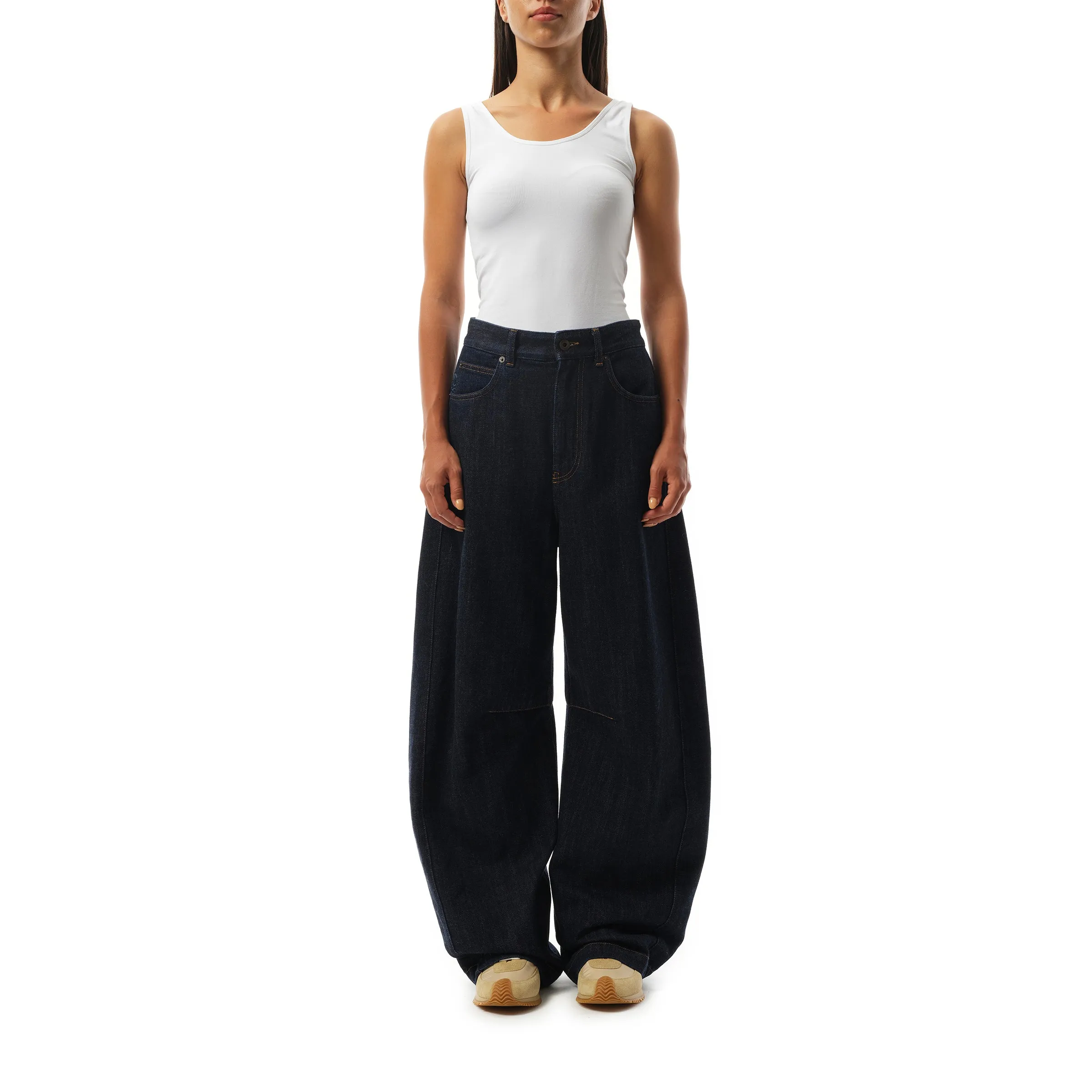 Anagram Barrel Jeans AF in Indigo Blue sold by MARAIS product image thumbnail 4