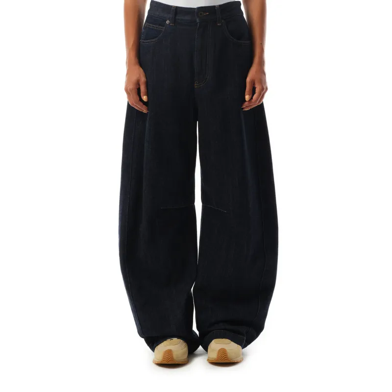 Anagram Barrel Jeans AF in Indigo Blue made by Loewe