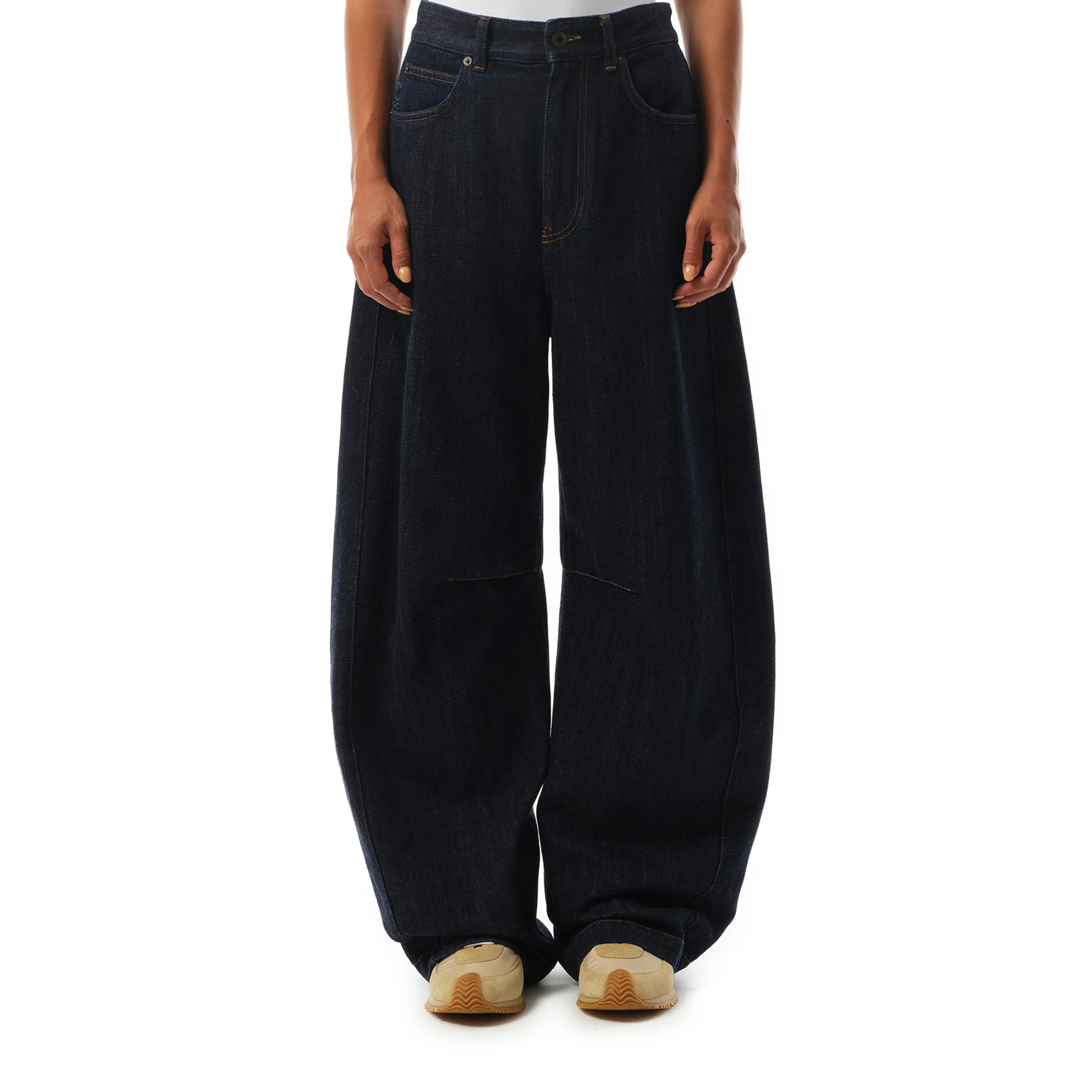 Anagram Barrel Jeans AF in Indigo Blue sold by MARAIS
