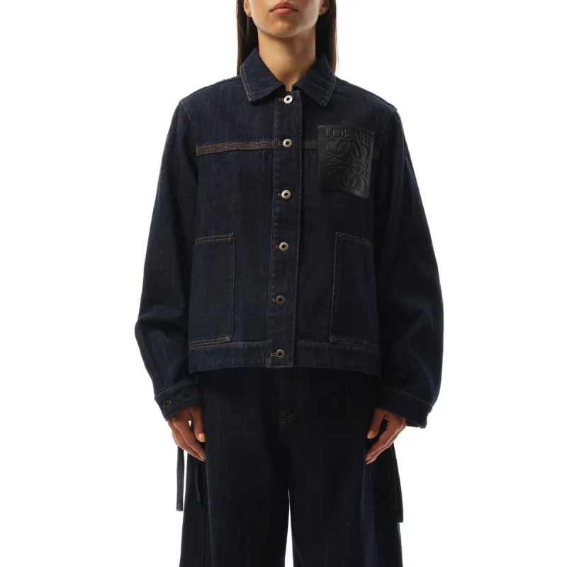Workwear Jacket in Indigo Blue sold by MARAIS