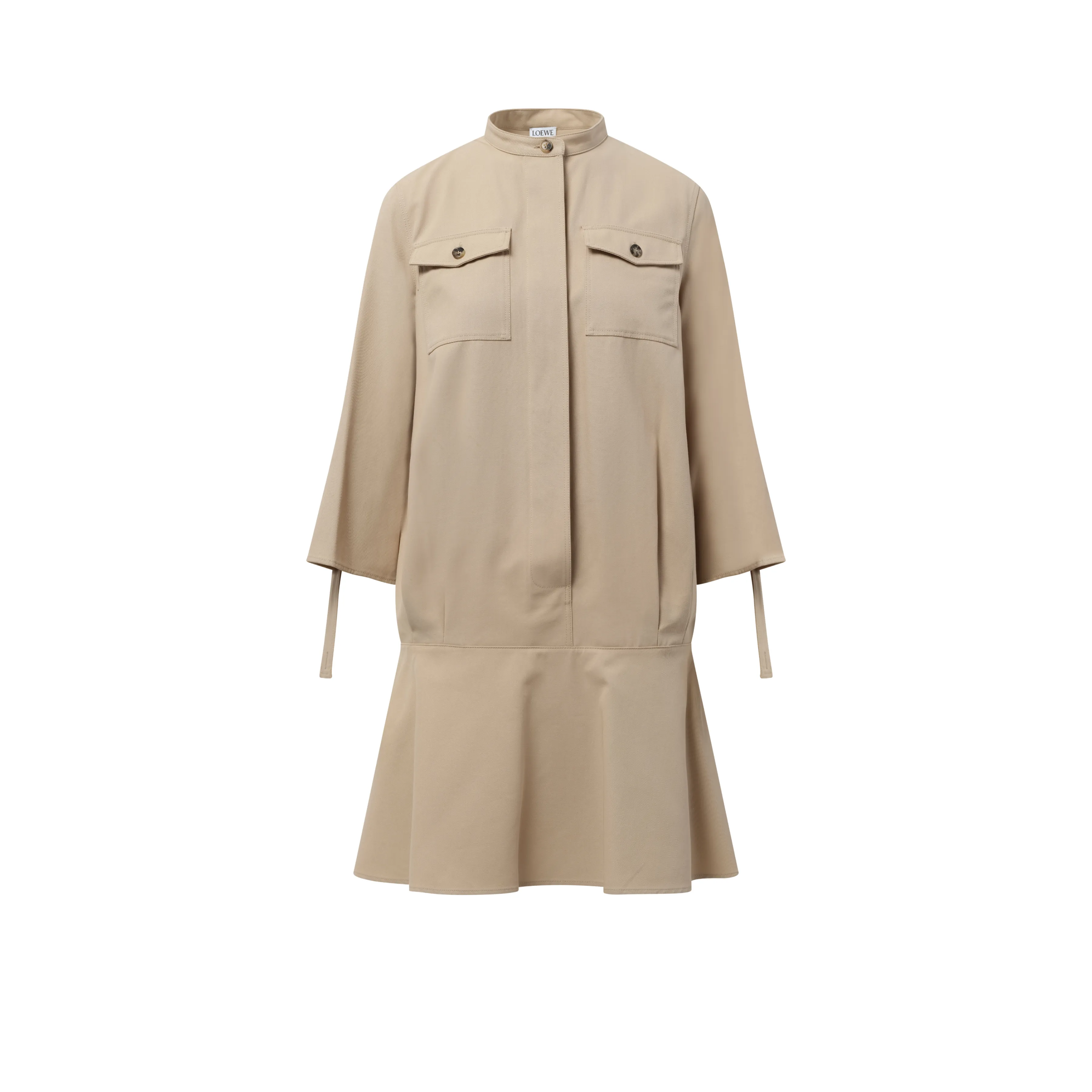 Drop Waist Dress in Beige sold by MARAIS product image thumbnail 2