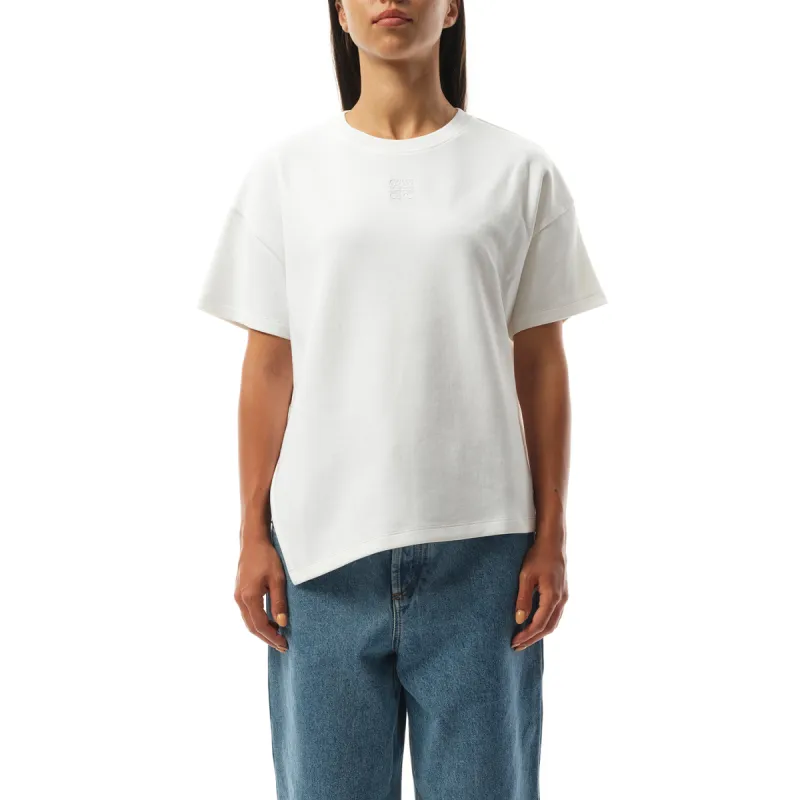 Asymmetric T-Shirt in White sold by MARAIS