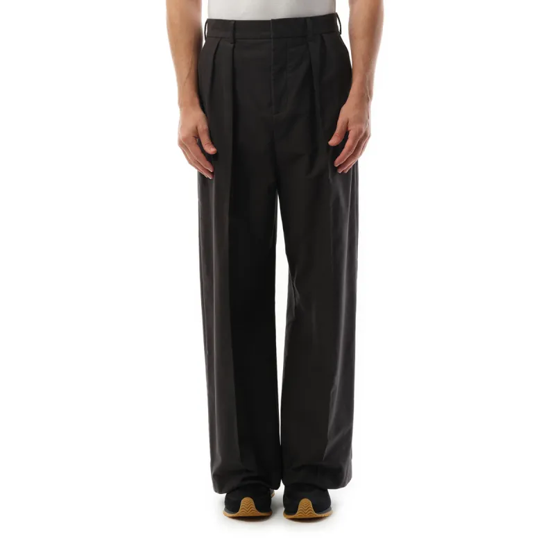 Pleated Trouser in Dark Anthracite sold by MARAIS