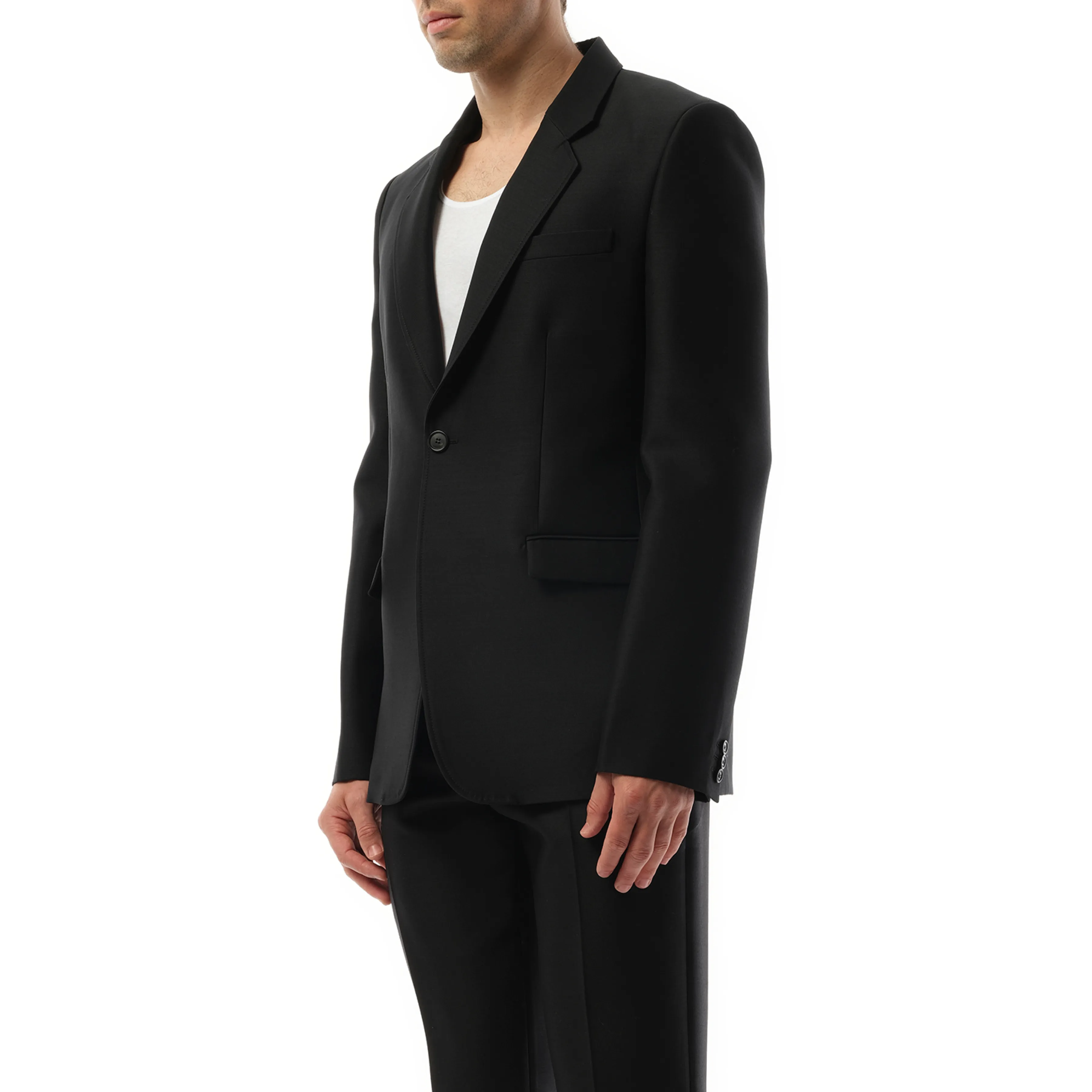 Slim Fit Jacket in Black sold by MARAIS product image thumbnail 5