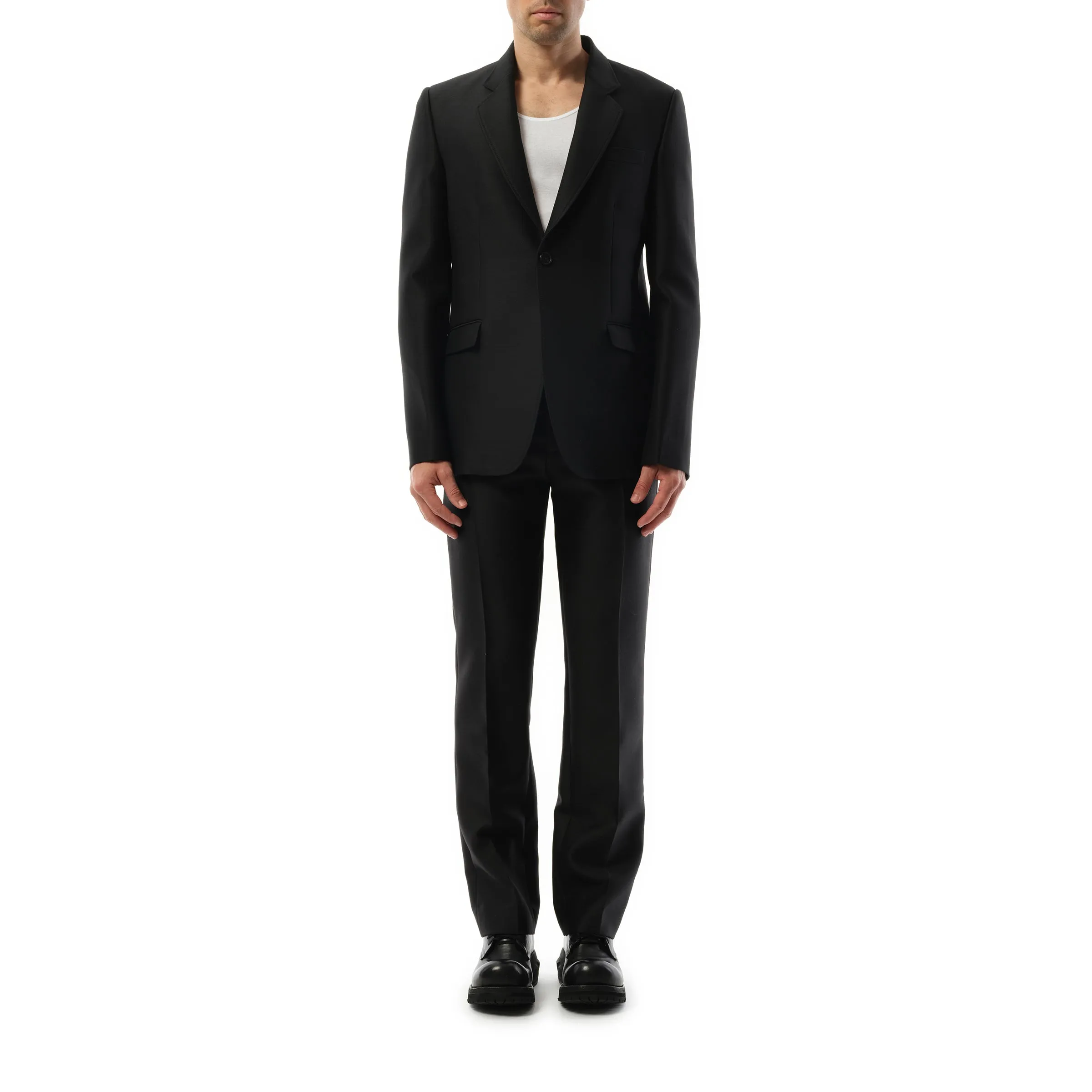 Slim Fit Jacket in Black sold by MARAIS product image thumbnail 4