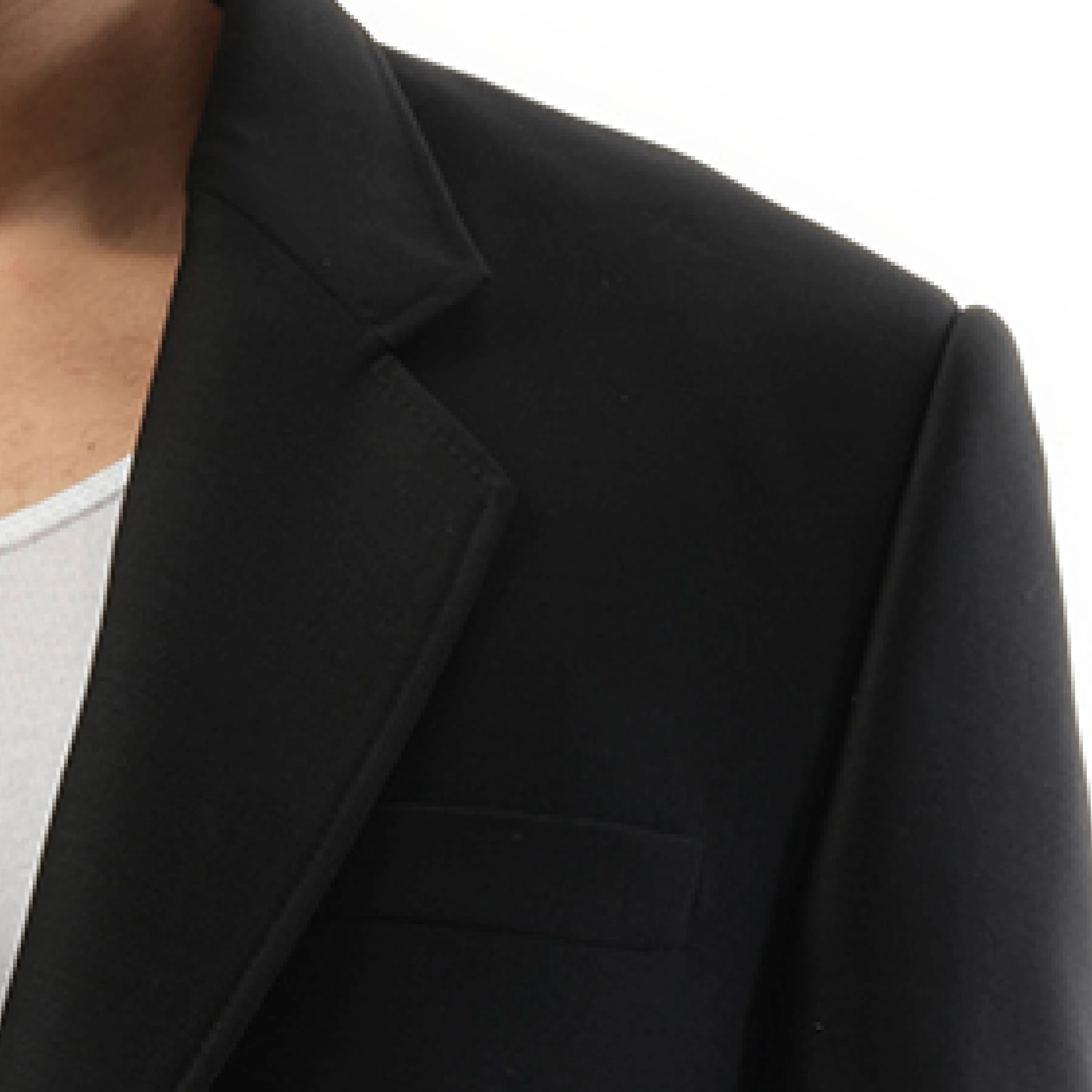 Slim Fit Jacket in Black sold by MARAIS product image thumbnail 3