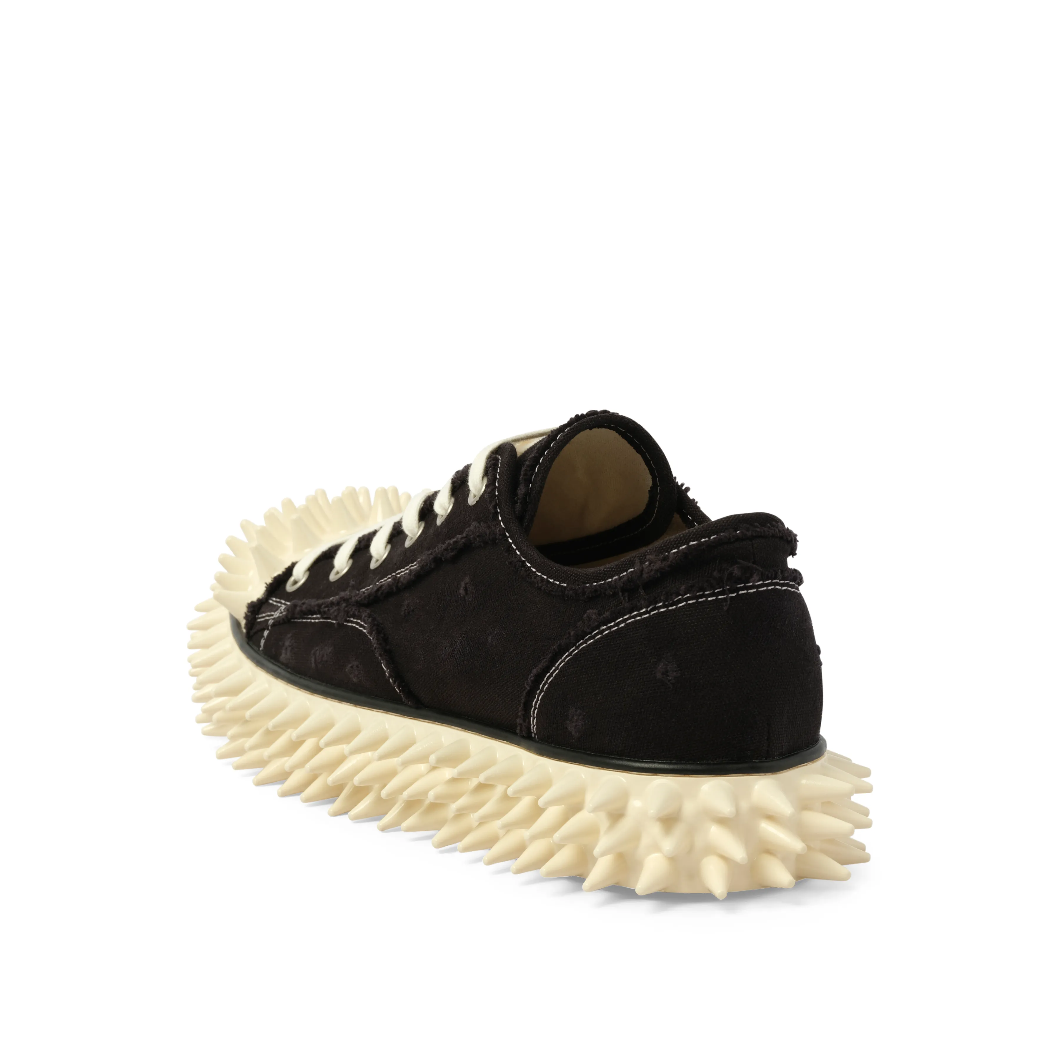 Spiky Canvas Sneaker in Black sold by MARAIS product image thumbnail 3