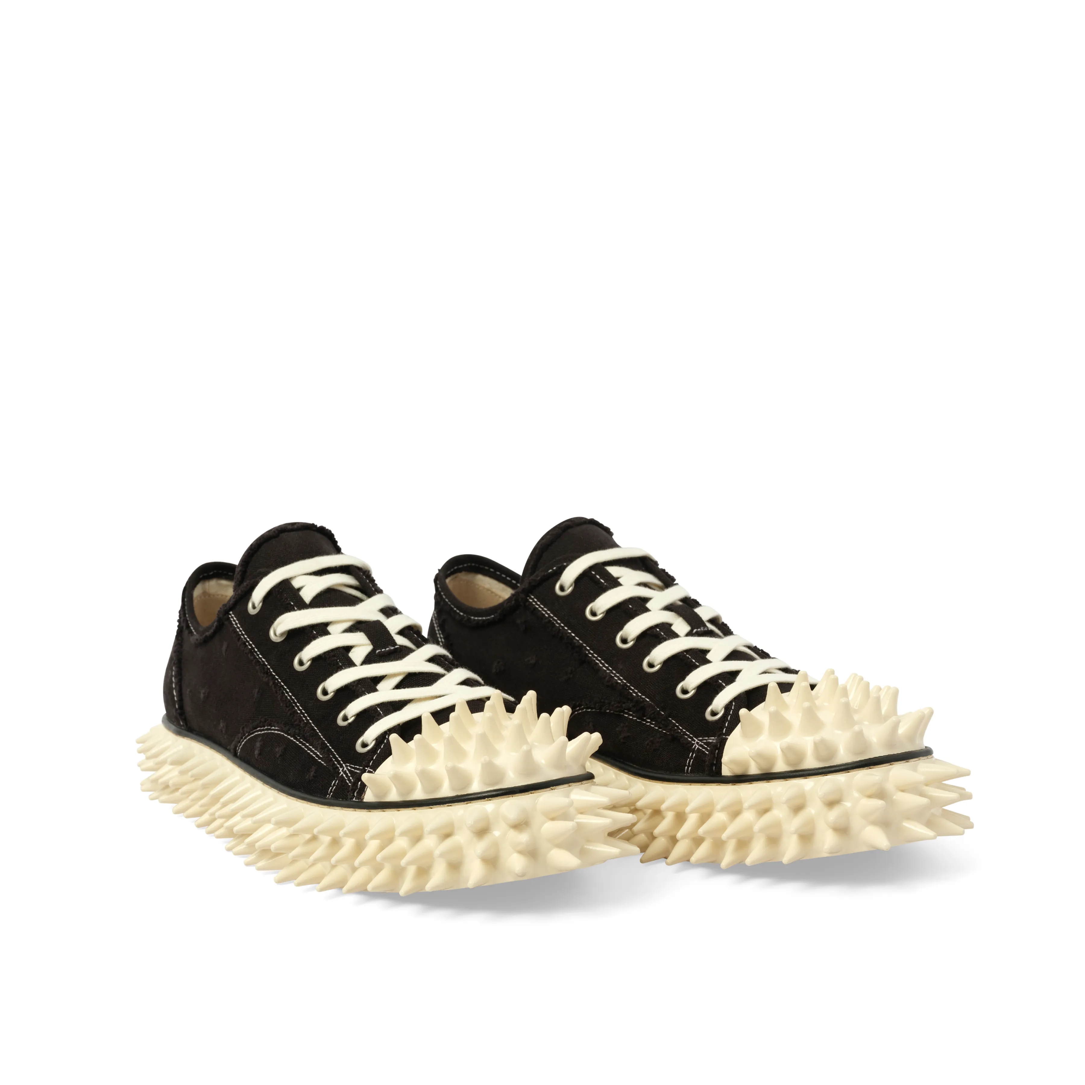 Spiky Canvas Sneaker in Black sold by MARAIS product image thumbnail 2