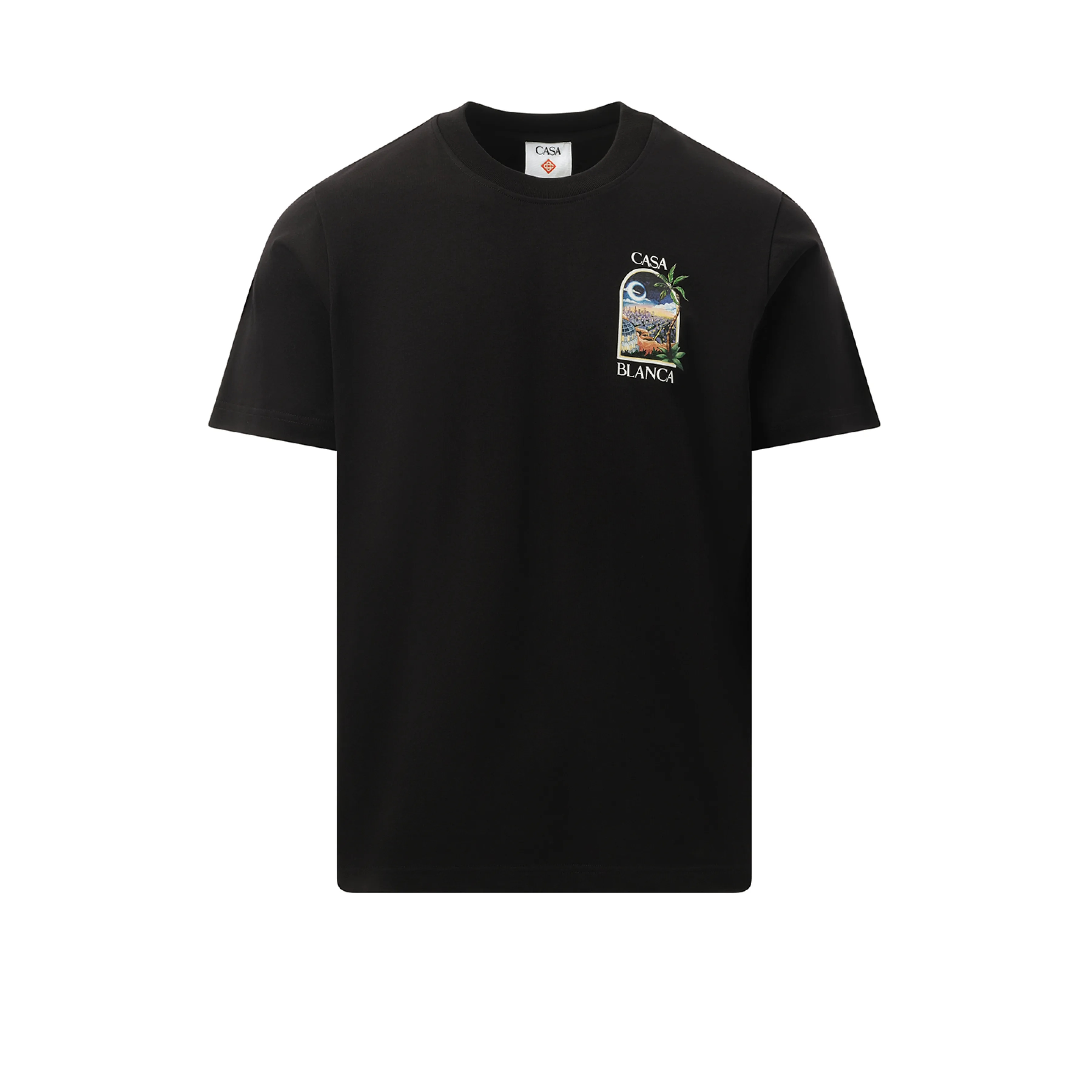 La Night Printed T-Shirt in Black sold by MARAIS product image thumbnail 2