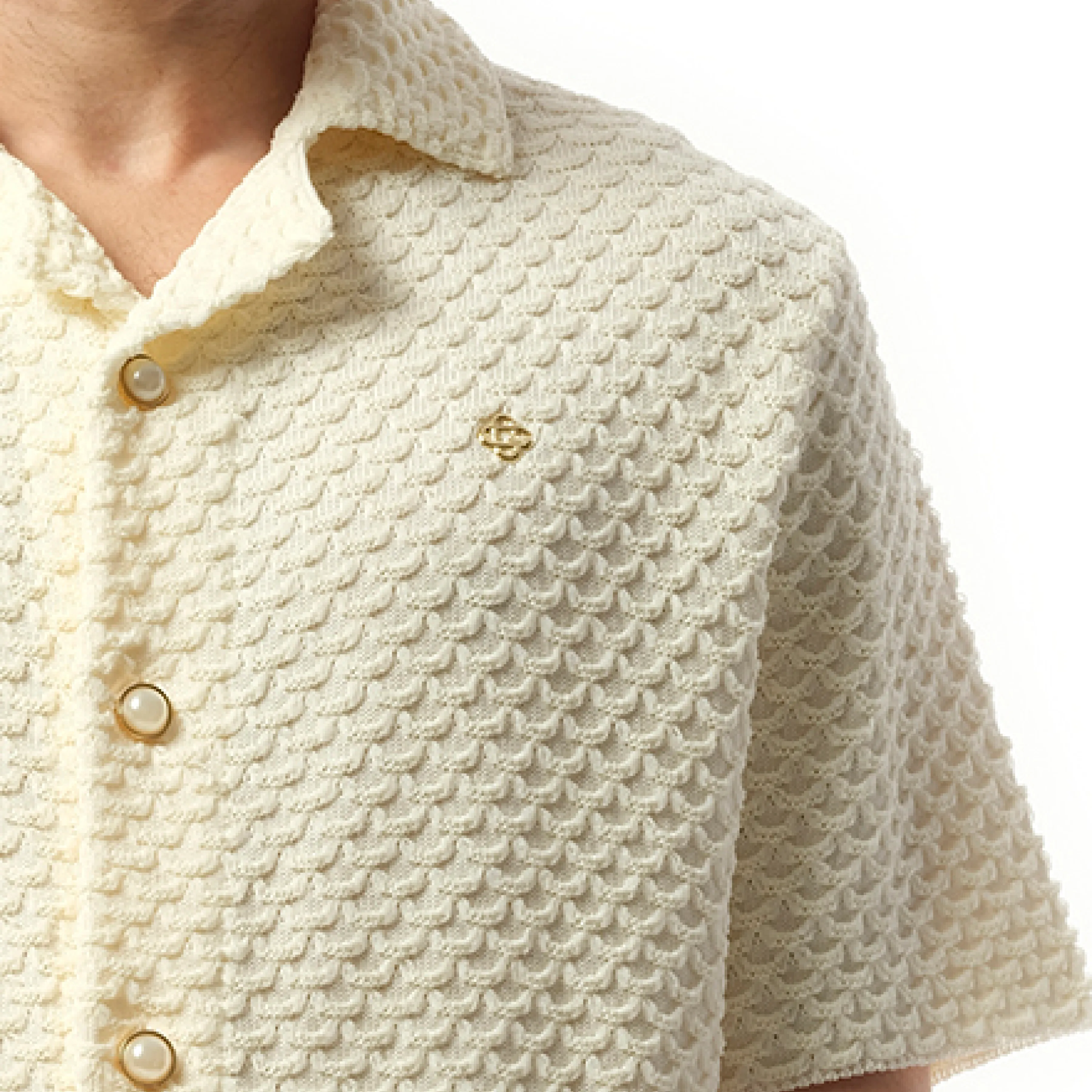 Summer Shirt in White sold by MARAIS product image thumbnail 3