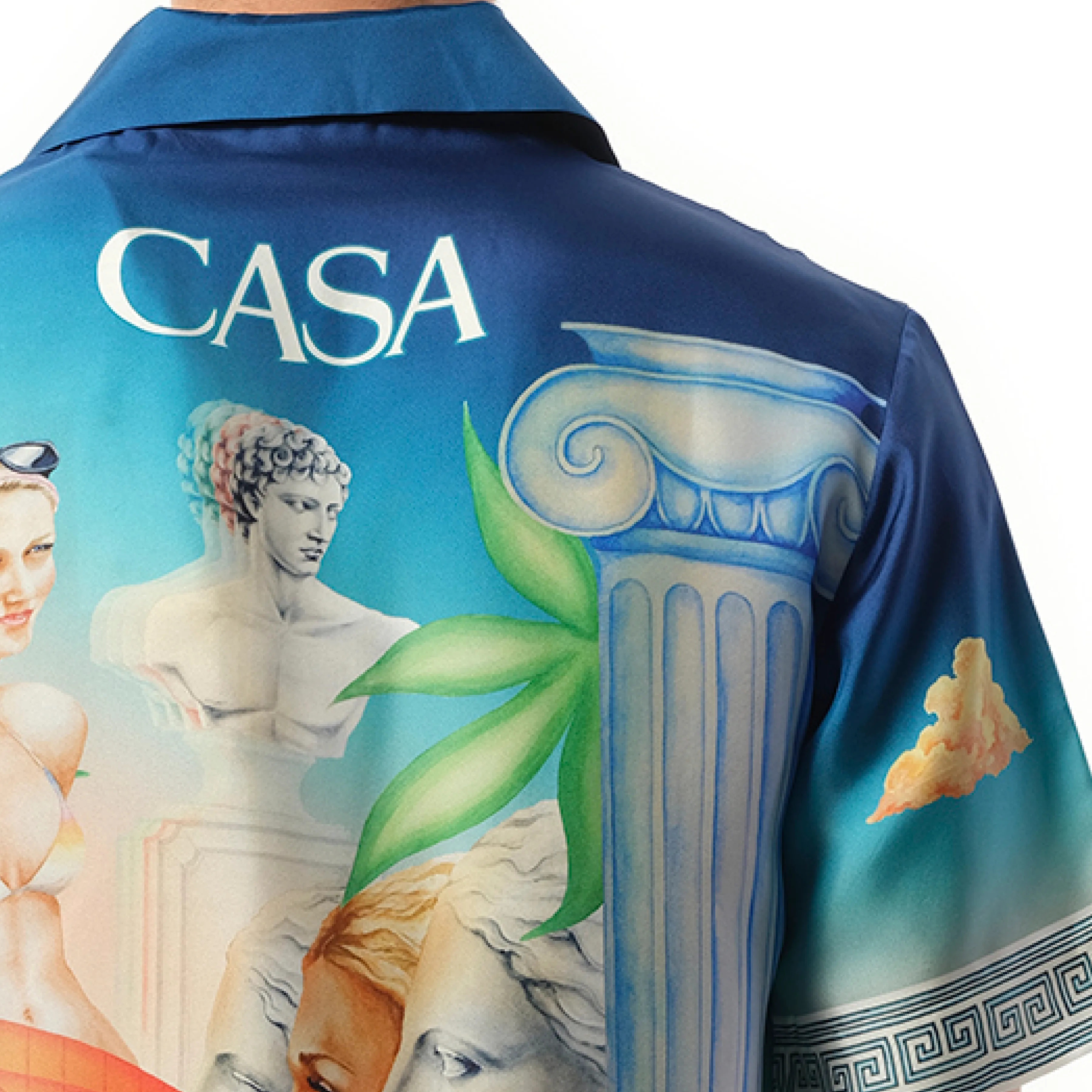 Le Pongeon Cuban Collar Shirt in Multicolour sold by MARAIS product image thumbnail 3