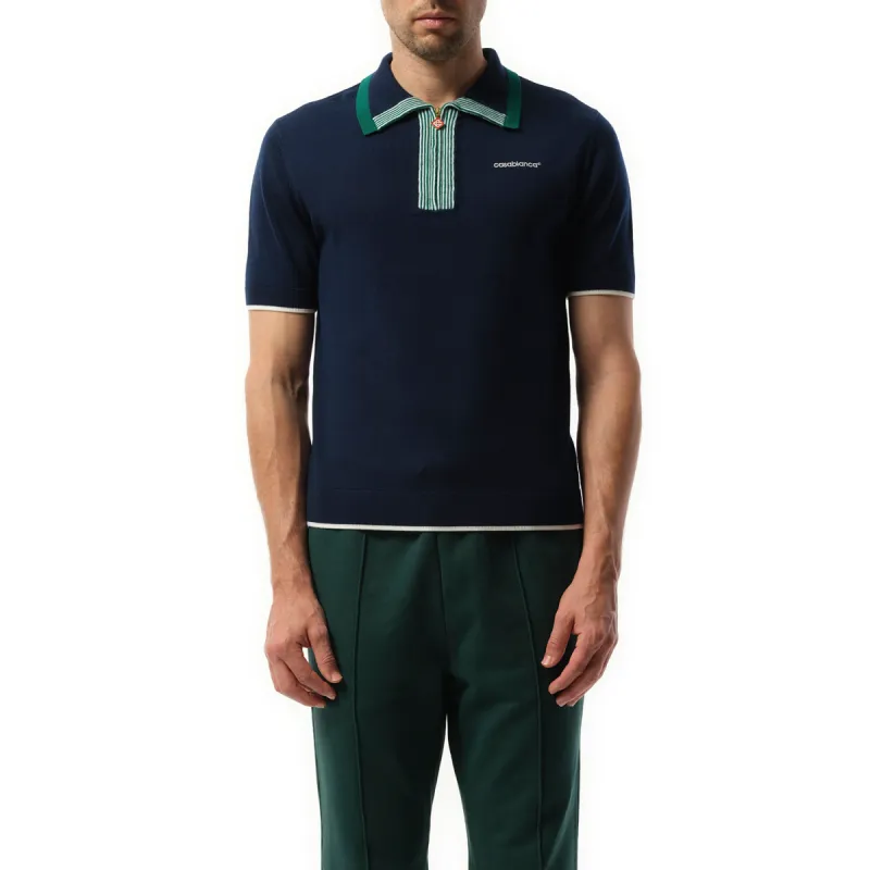 Tennis Polo in Navy sold by MARAIS