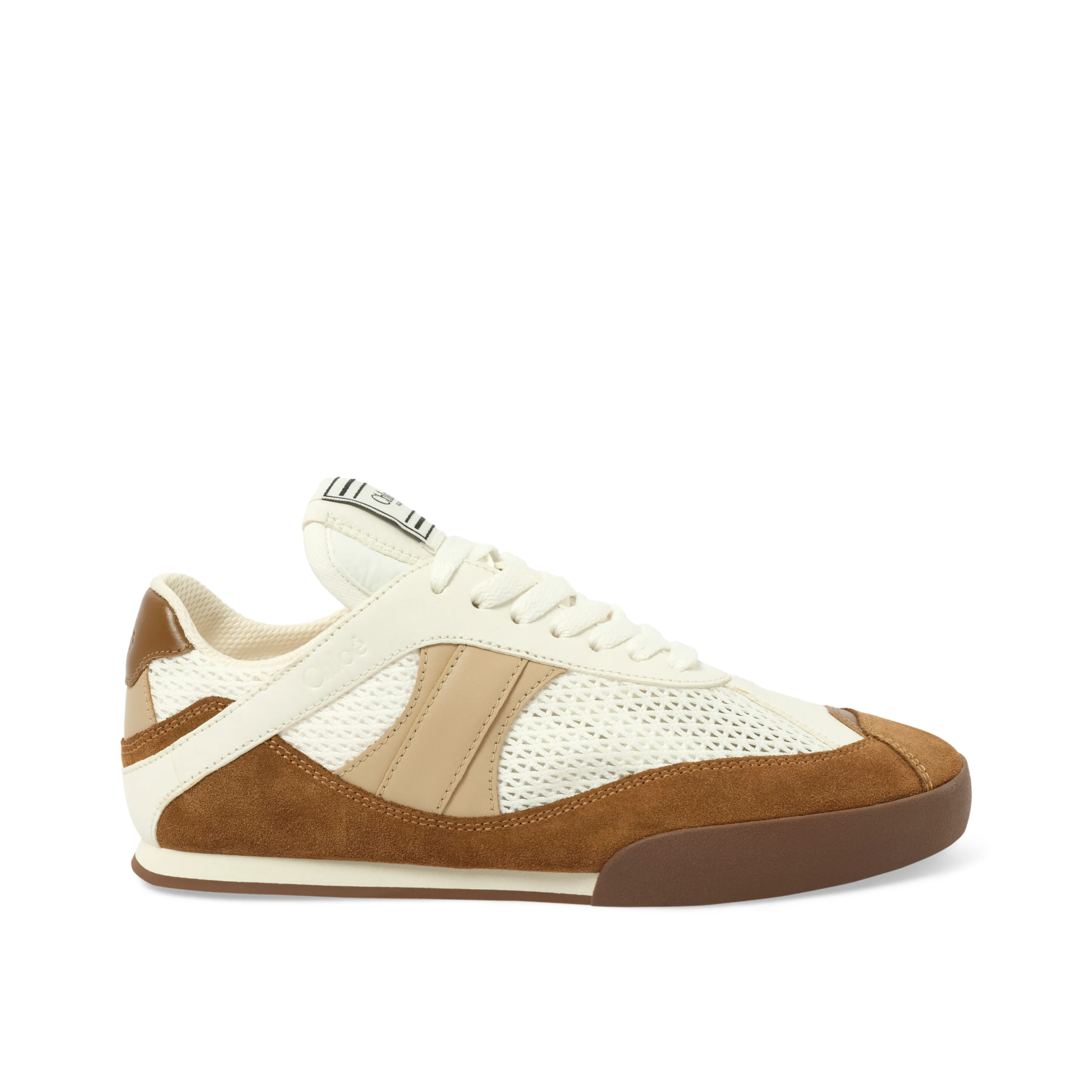 Chloe Kick Sneaker in Natural Brown sold by MARAIS