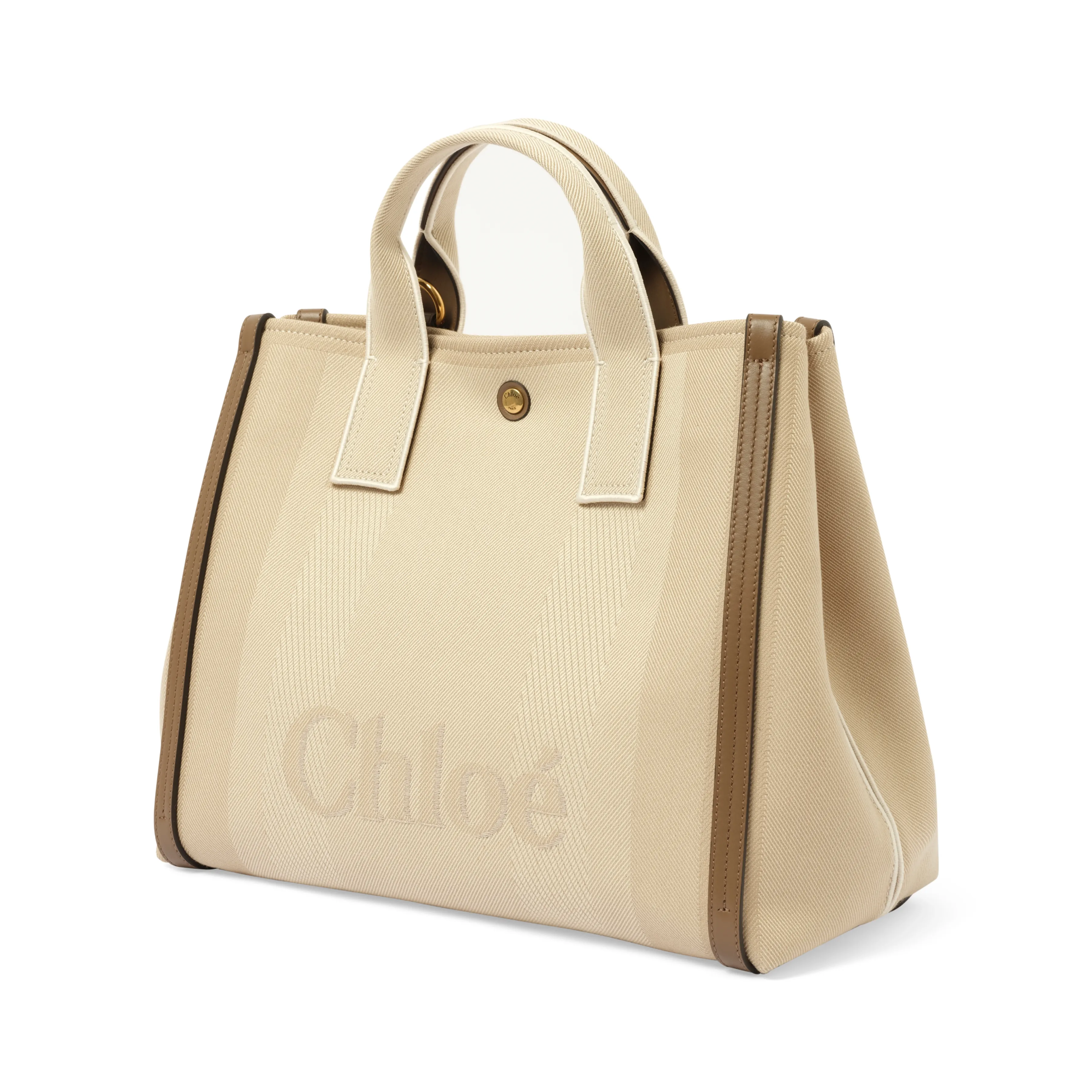 Chloe Carry Medium Tote Bag in Vegetal Beige sold by MARAIS product image thumbnail 2