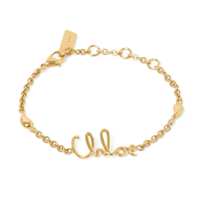 Chloe Iconic Bracelet in Vintage Gold sold by MARAIS