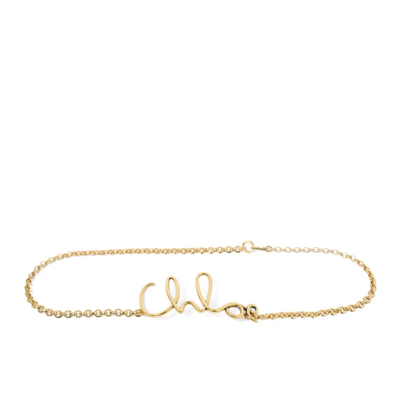Chloe Iconic Belt in Vintage Gold sold by MARAIS