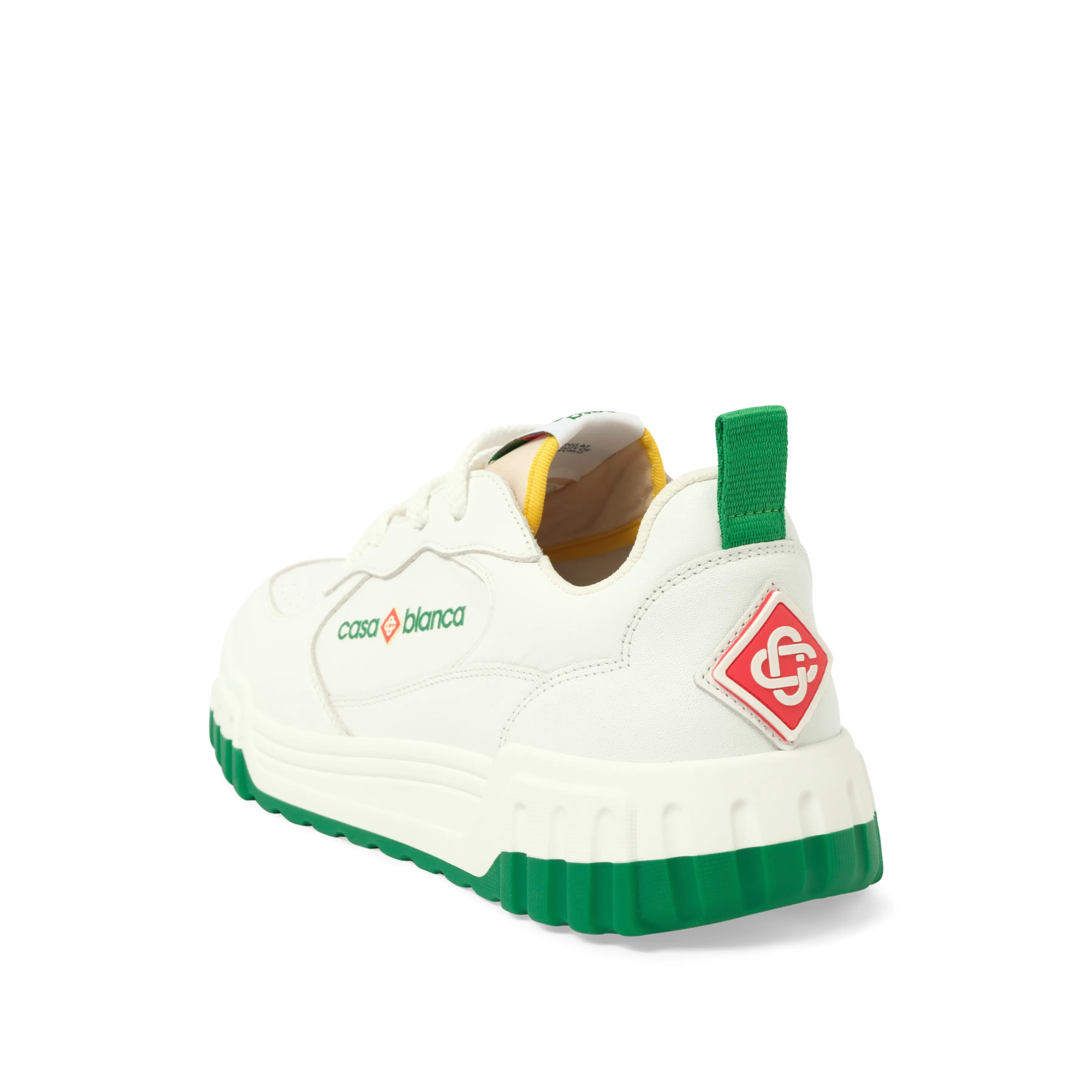 Court Sneaker in White/Green sold by MARAIS product image thumbnail 3